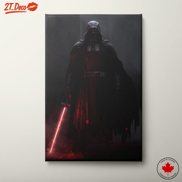 Dramatic Character Portrait with Red Lightsaber