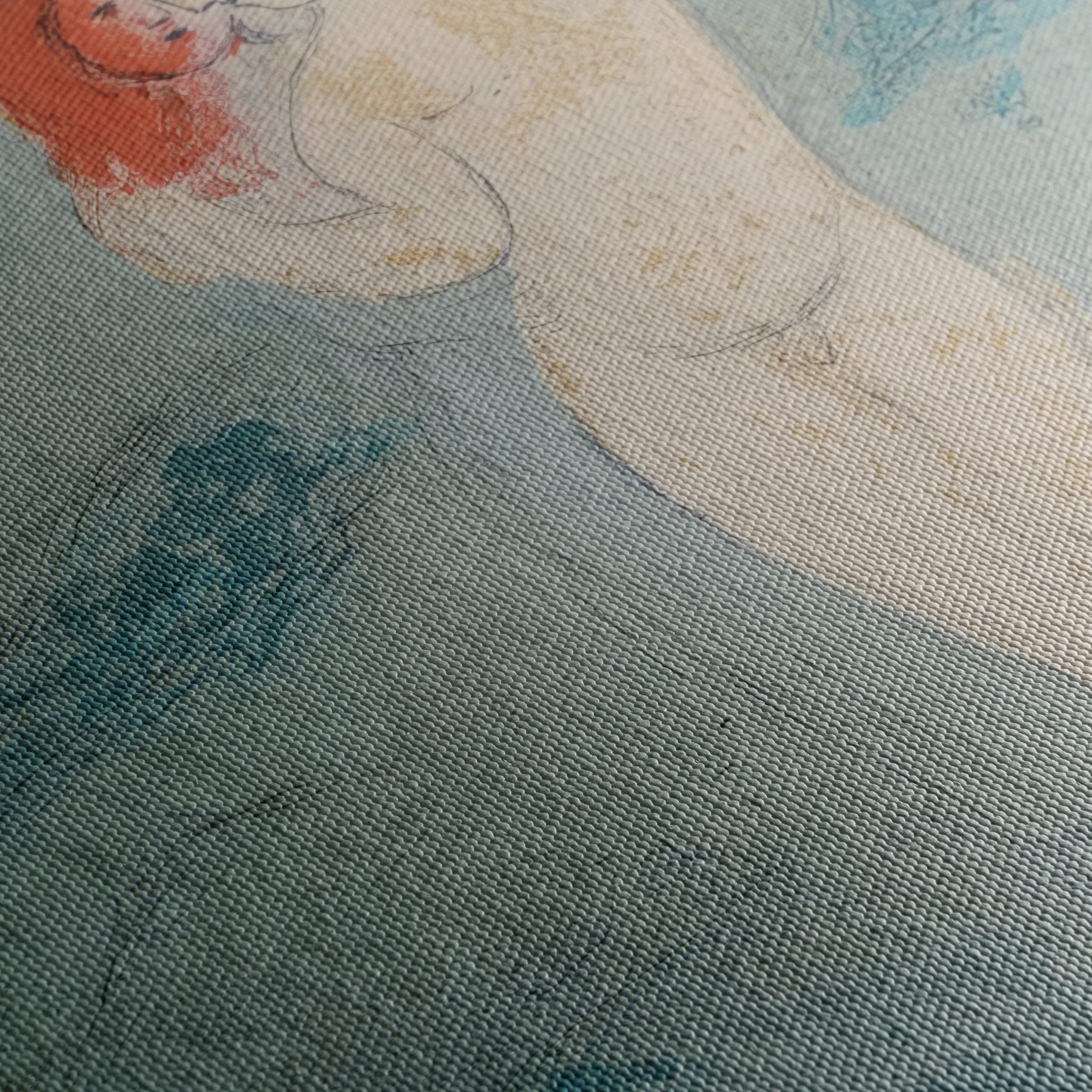 Whimsical Contemporary Portrait of Two Figures - Image 5