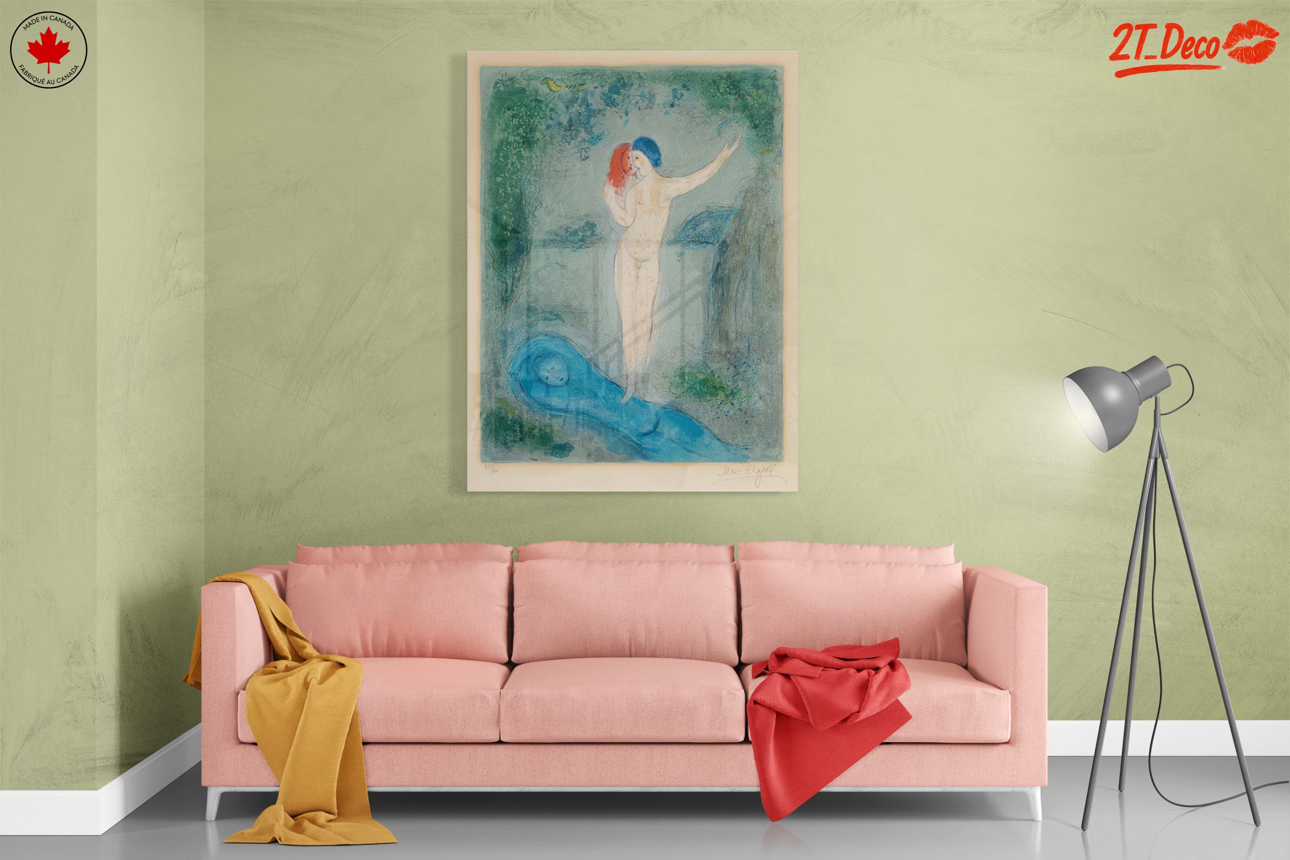 Whimsical Contemporary Portrait of Two Figures - Image 7