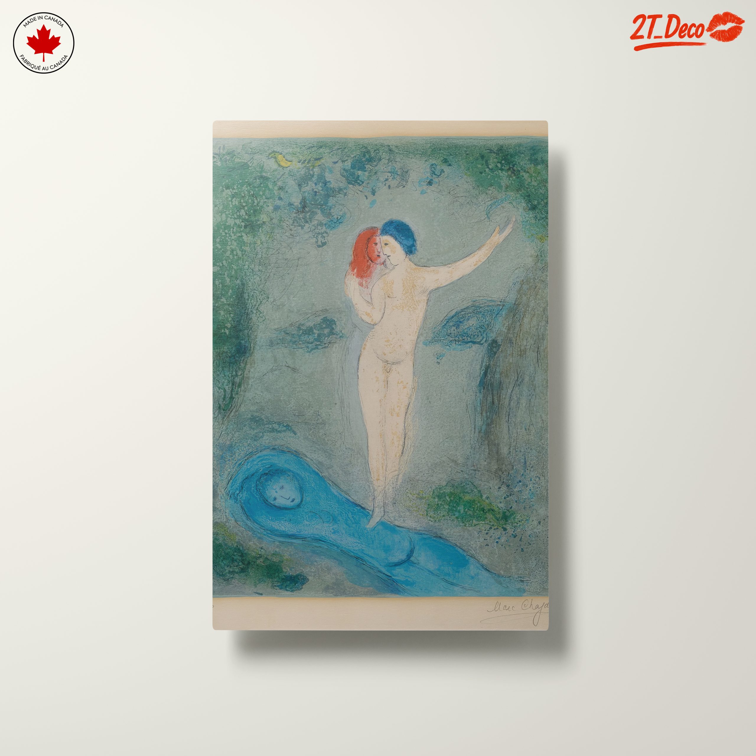 Whimsical Contemporary Portrait of Two Figures - Image 10