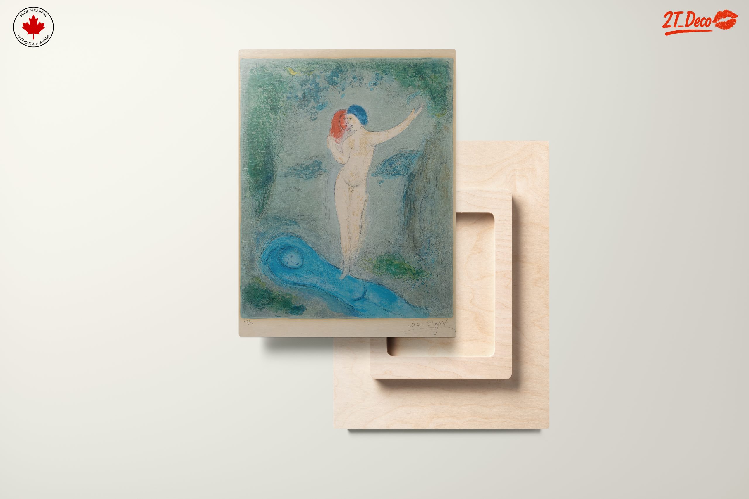 Whimsical Contemporary Portrait of Two Figures - Image 11