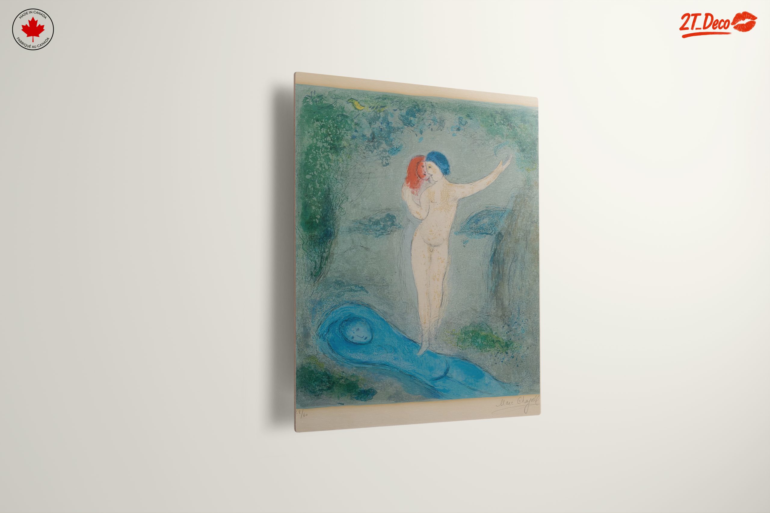 Whimsical Contemporary Portrait of Two Figures - Image 13