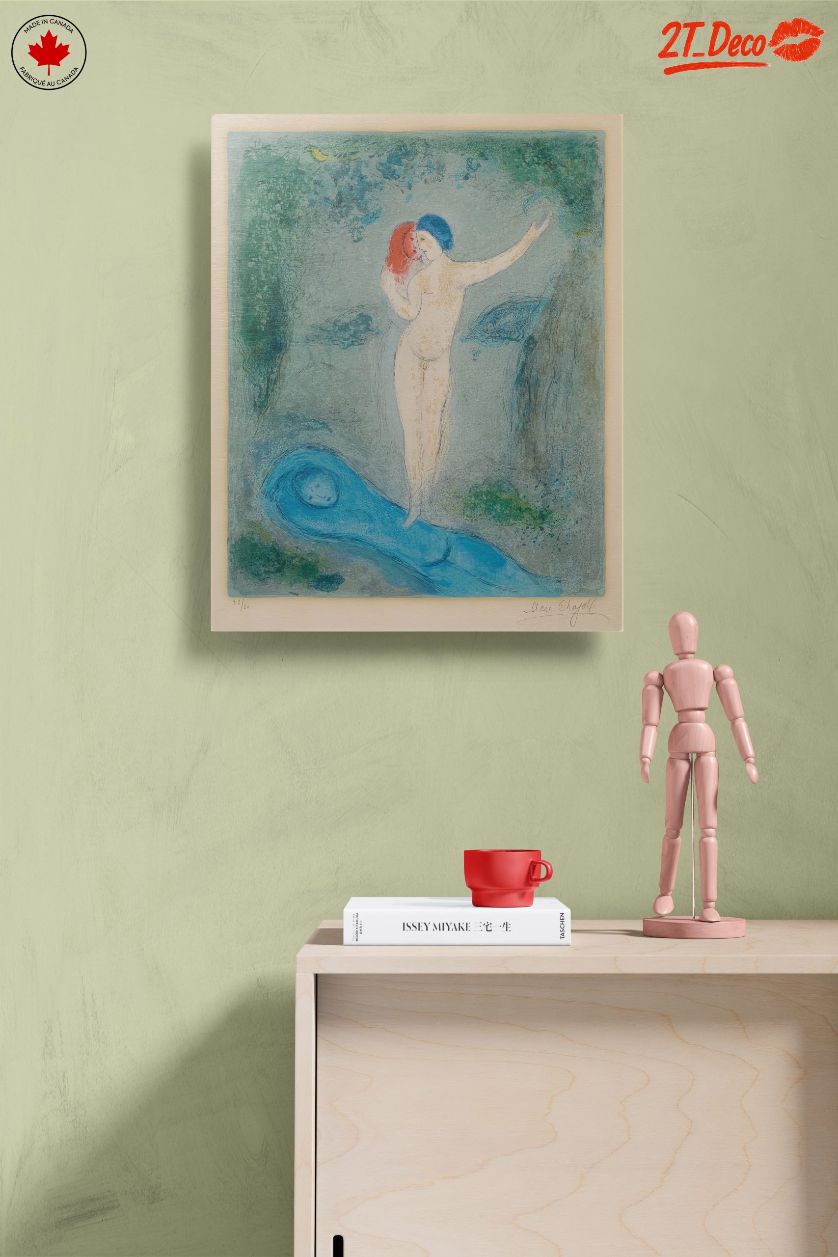 Whimsical Contemporary Portrait of Two Figures - Image 14