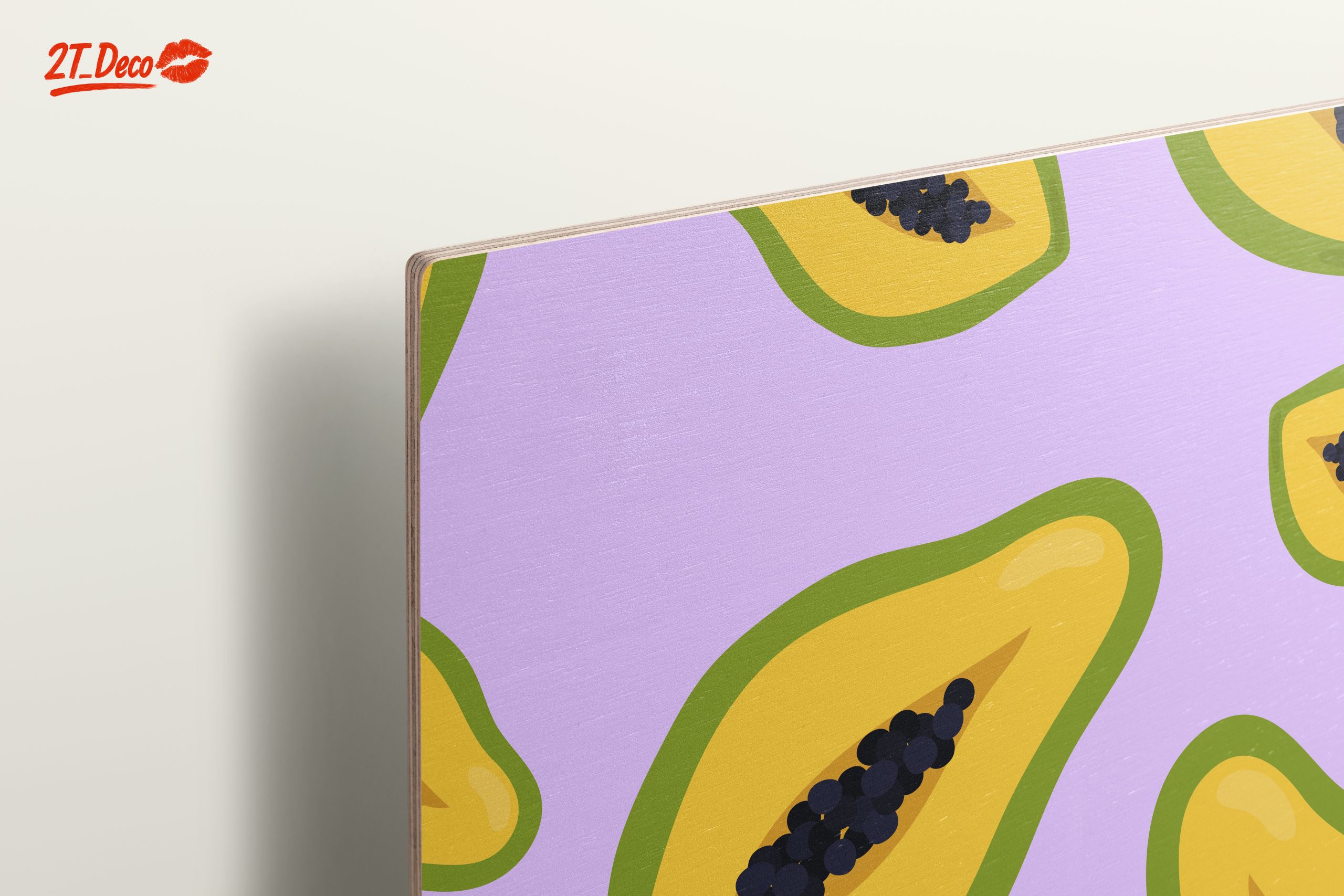 Colorful Abstract Papaya Art - Image 15