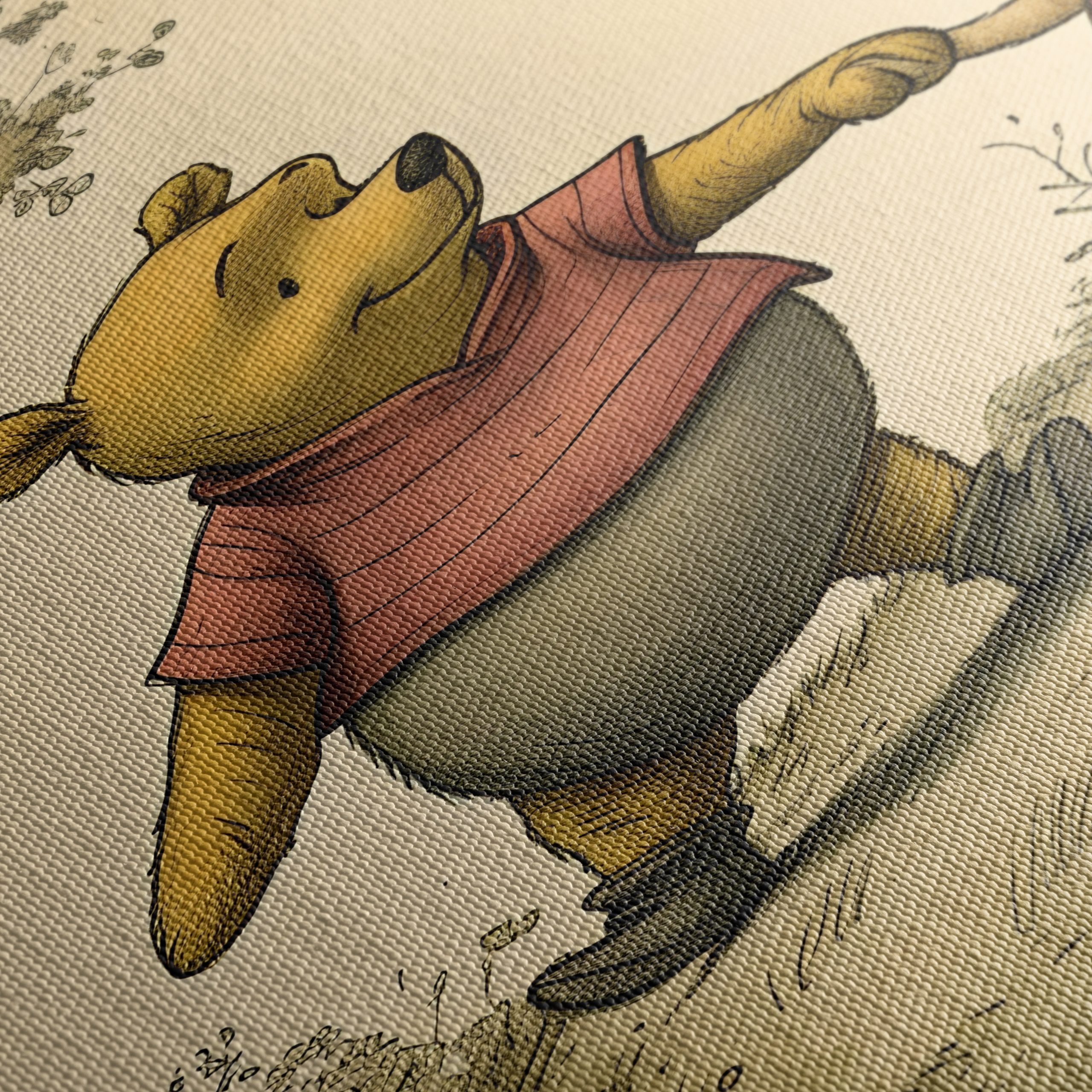 Whimsical Bear and Piglet Characters Walking Together - Image 5