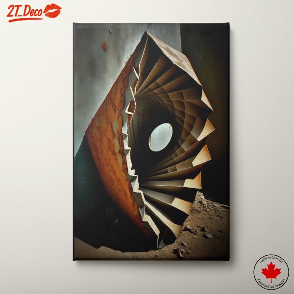 Contemporary Abstract Architectural Design Artwork