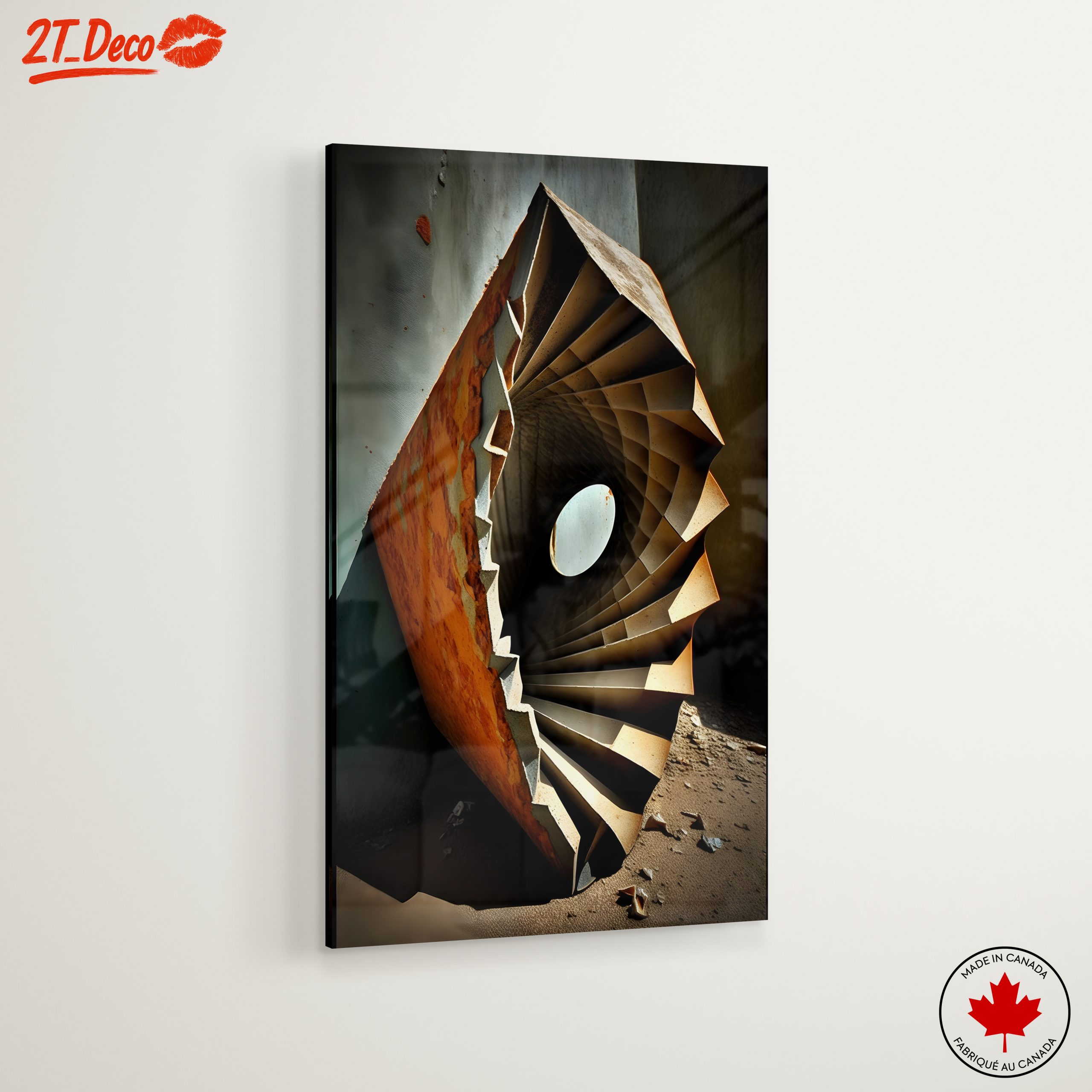 Contemporary Abstract Architectural Design Artwork - Image 6