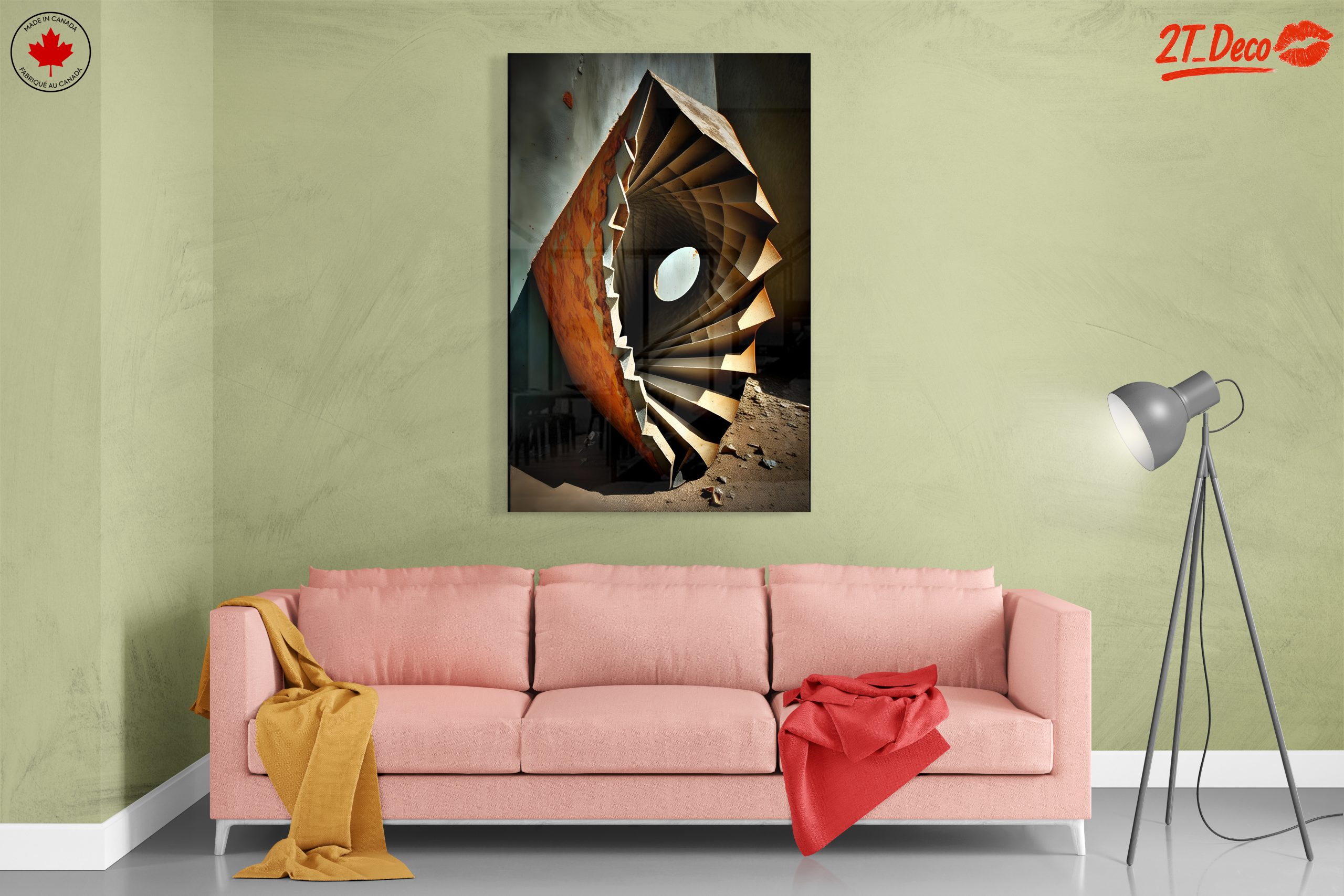 Contemporary Abstract Architectural Design Artwork - Image 7