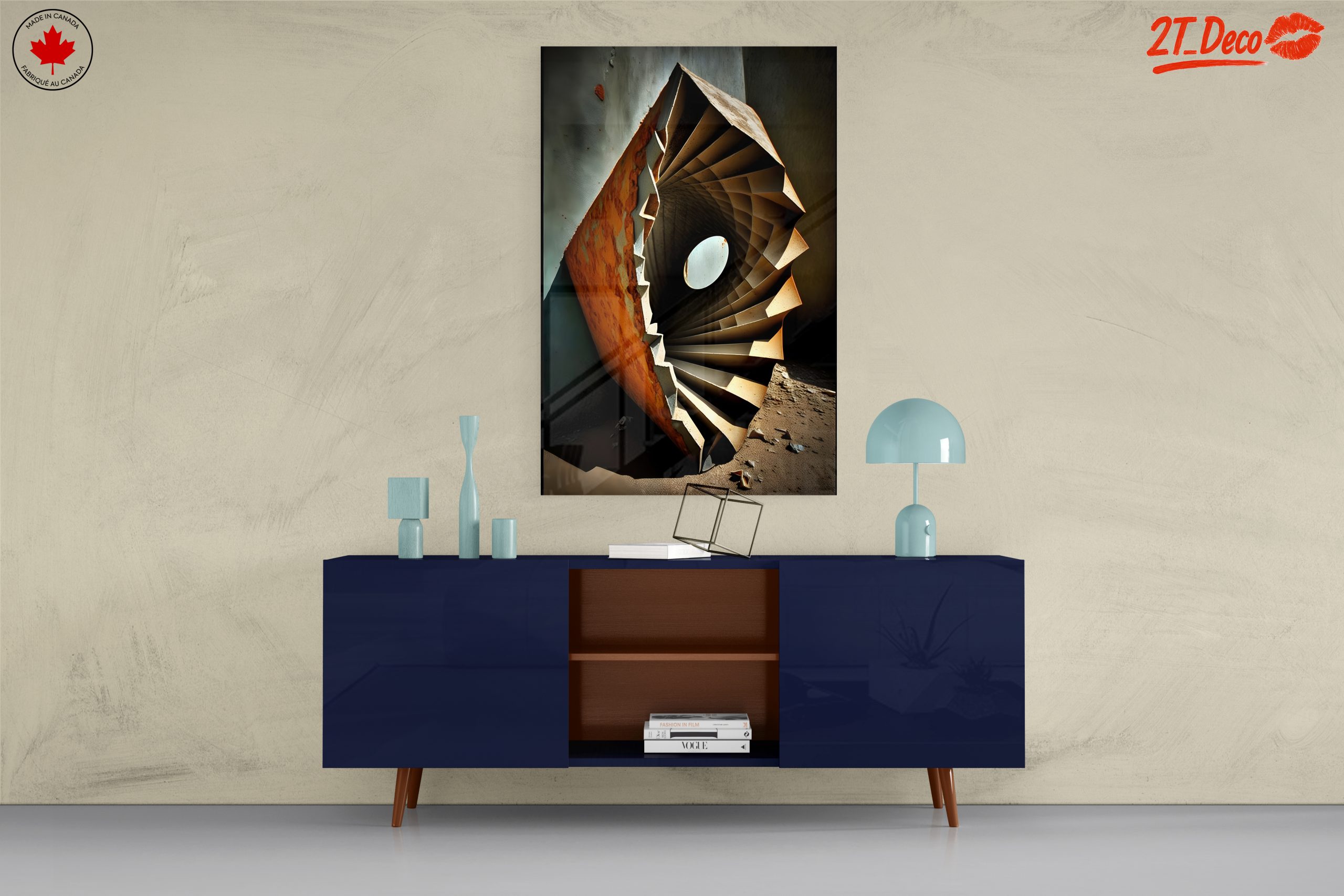 Contemporary Abstract Architectural Design Artwork - Image 8