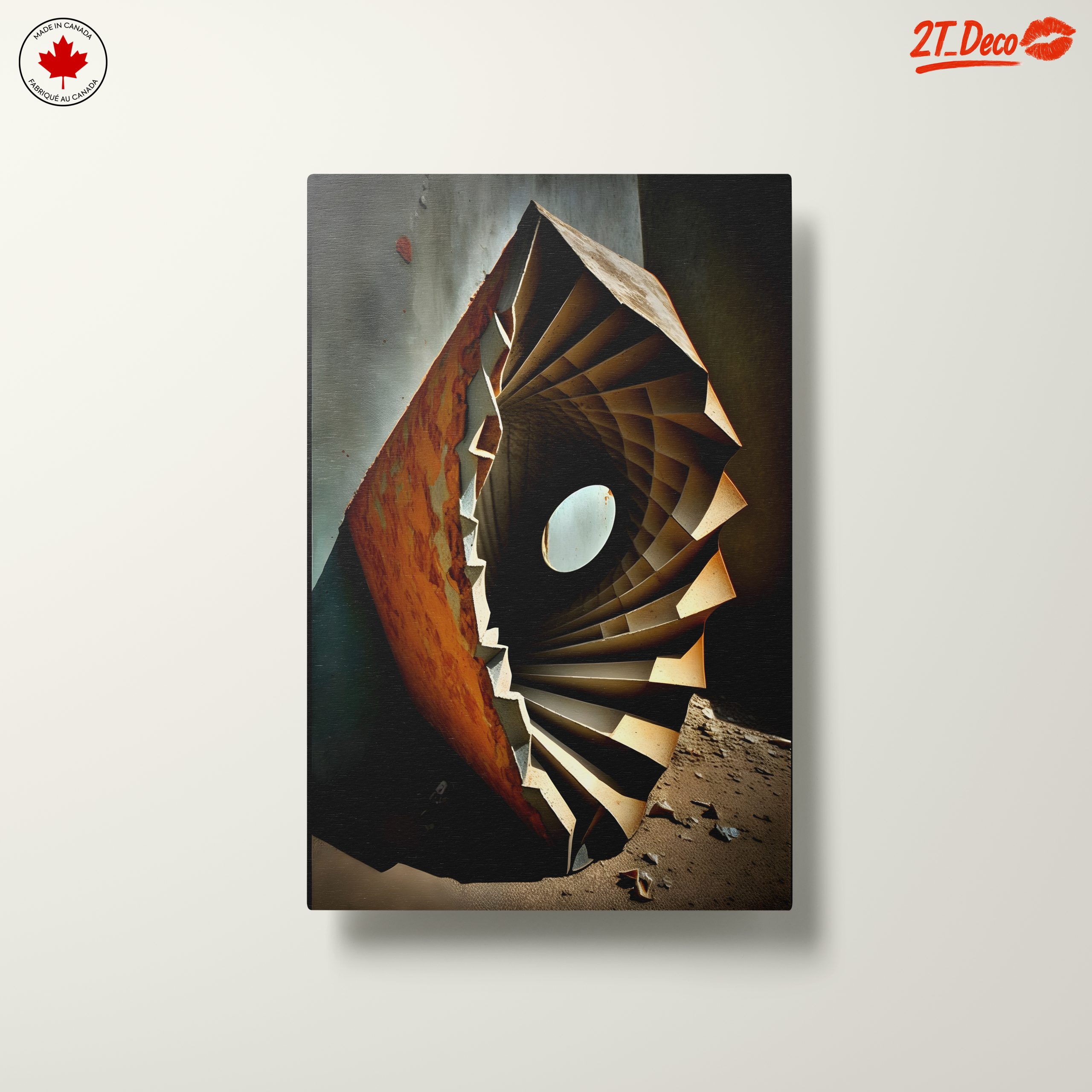 Contemporary Abstract Architectural Design Artwork - Image 10