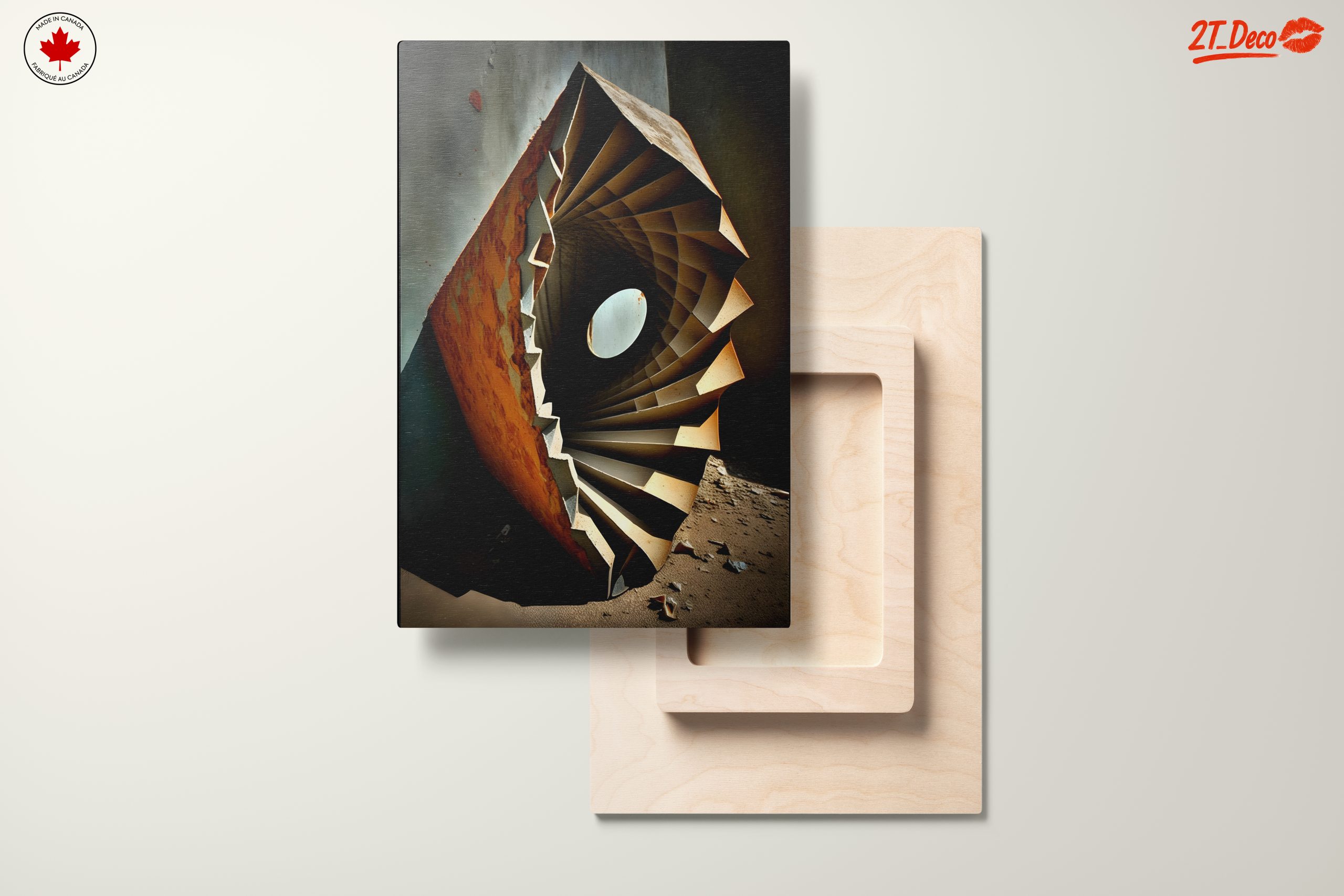 Contemporary Abstract Architectural Design Artwork - Image 11