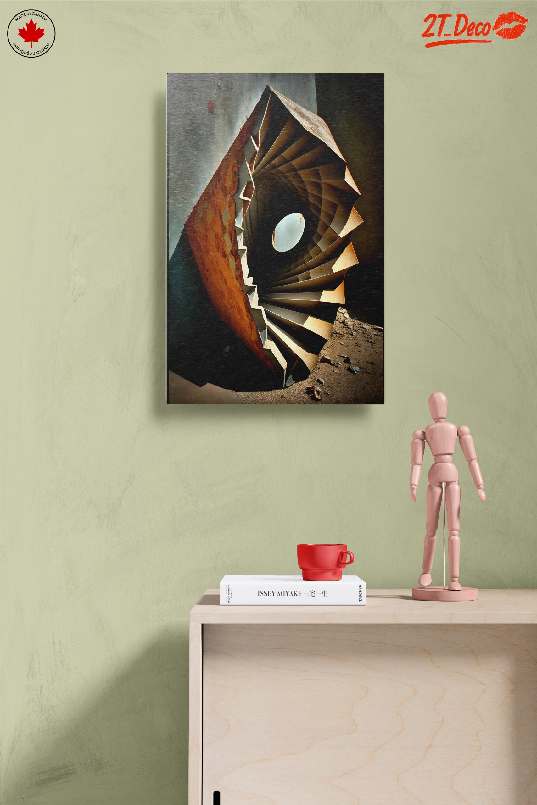 Contemporary Abstract Architectural Design Artwork - Image 14