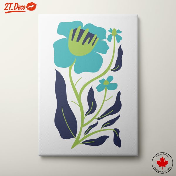 Stylized Floral Artwork for Modern Decor 4
