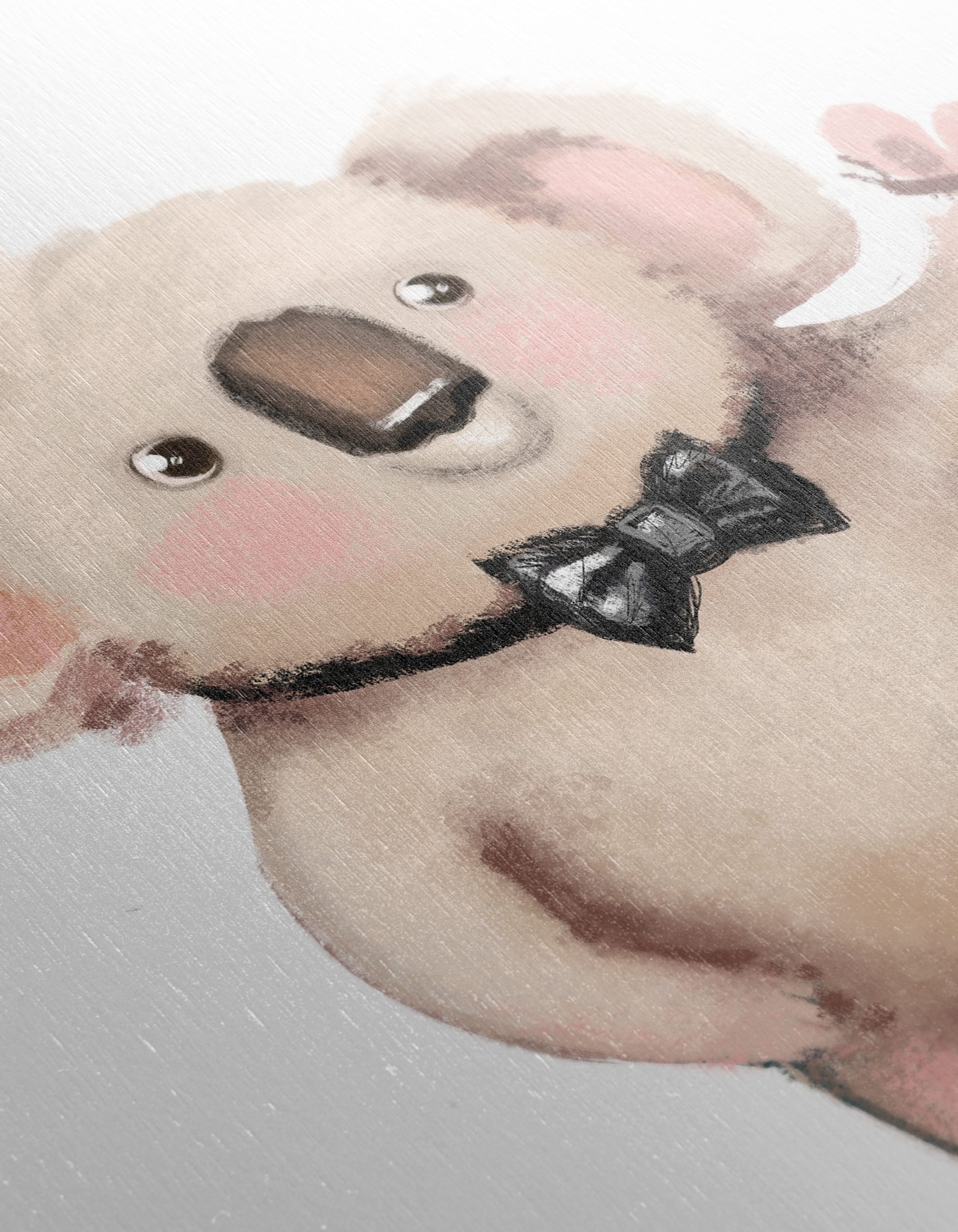 Adorable Koala Character Art with Kind Message - Image 12