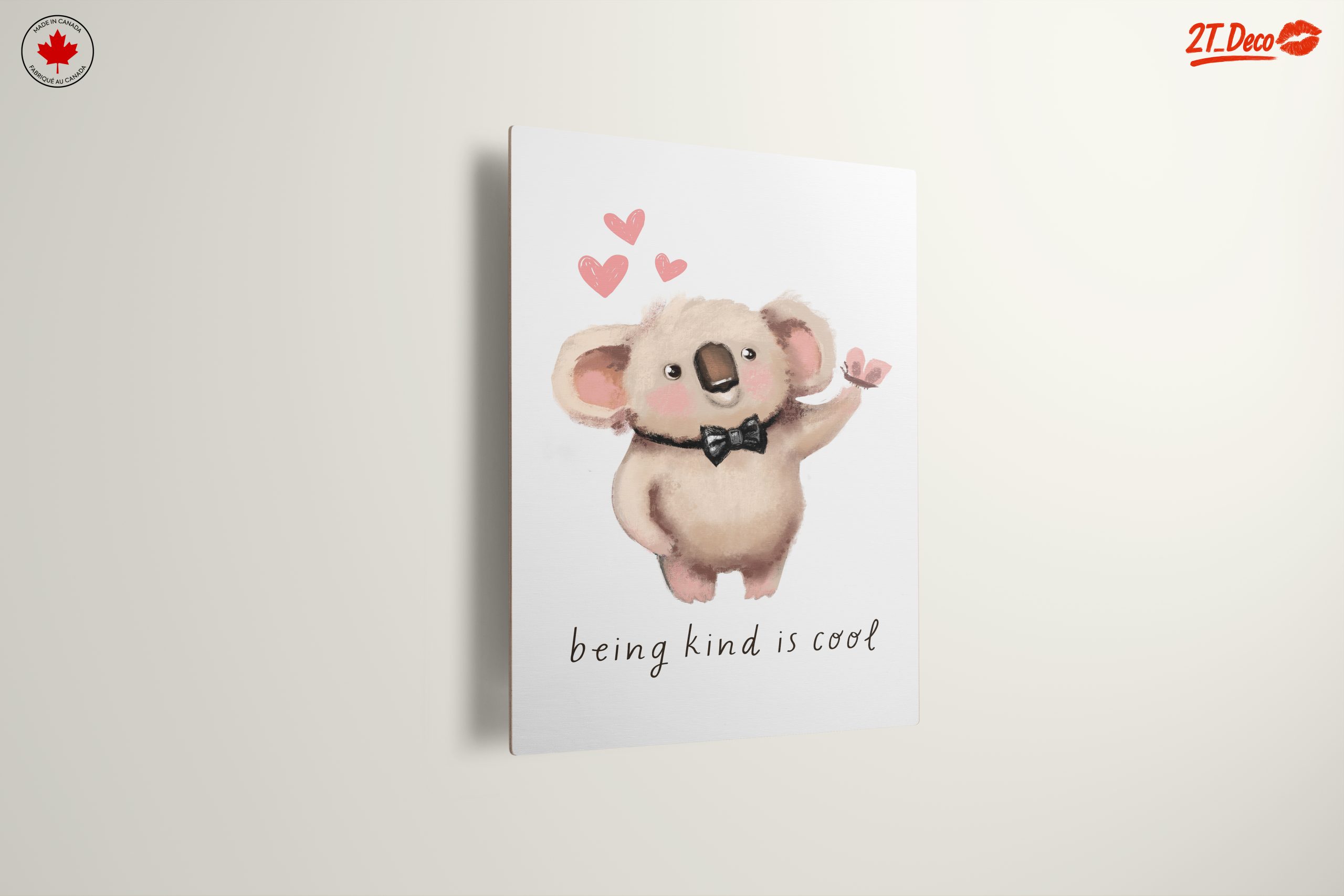 Adorable Koala Character Art with Kind Message - Image 13