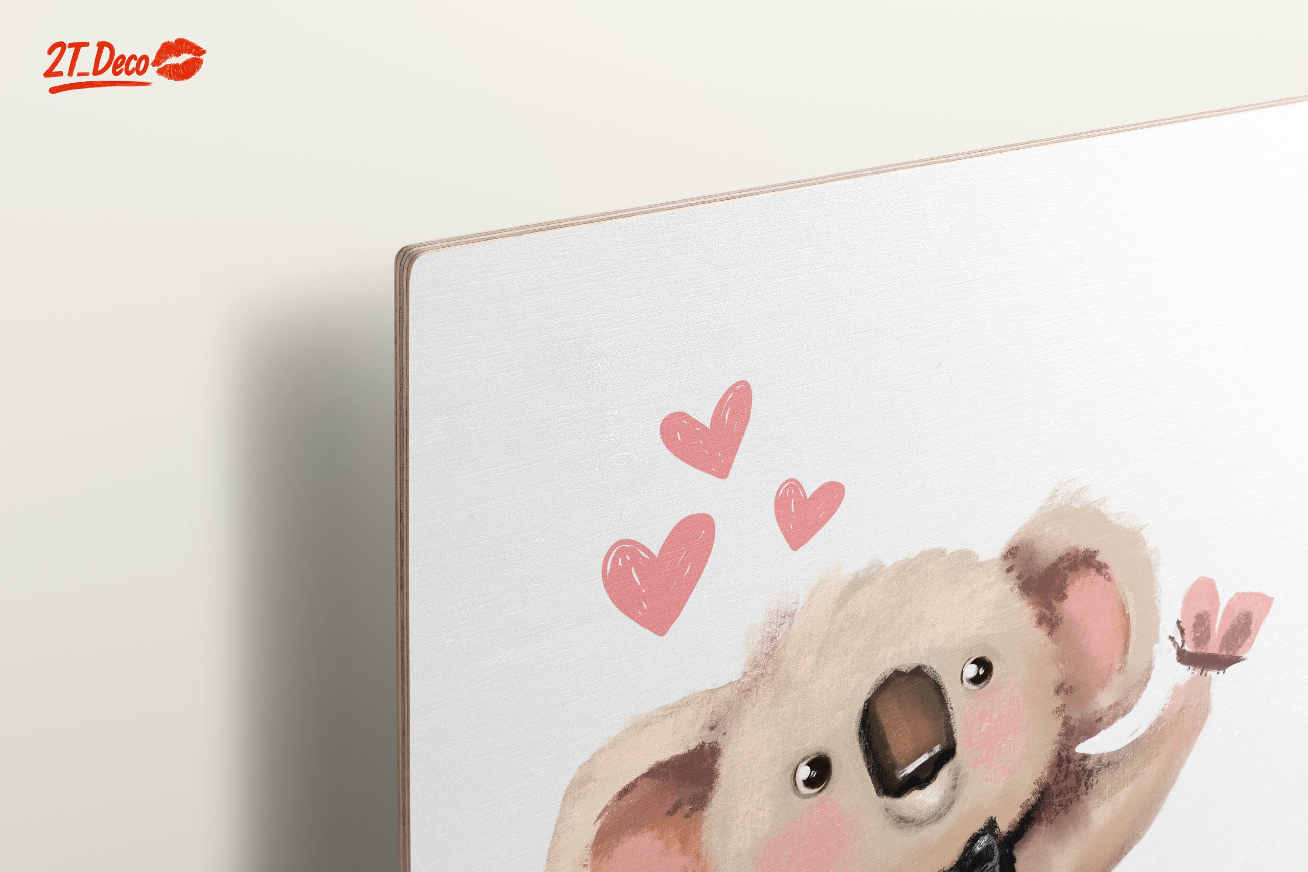 Adorable Koala Character Art with Kind Message - Image 15