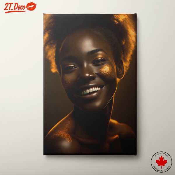 Radiant Contemporary Portrait of a Smiling Woman