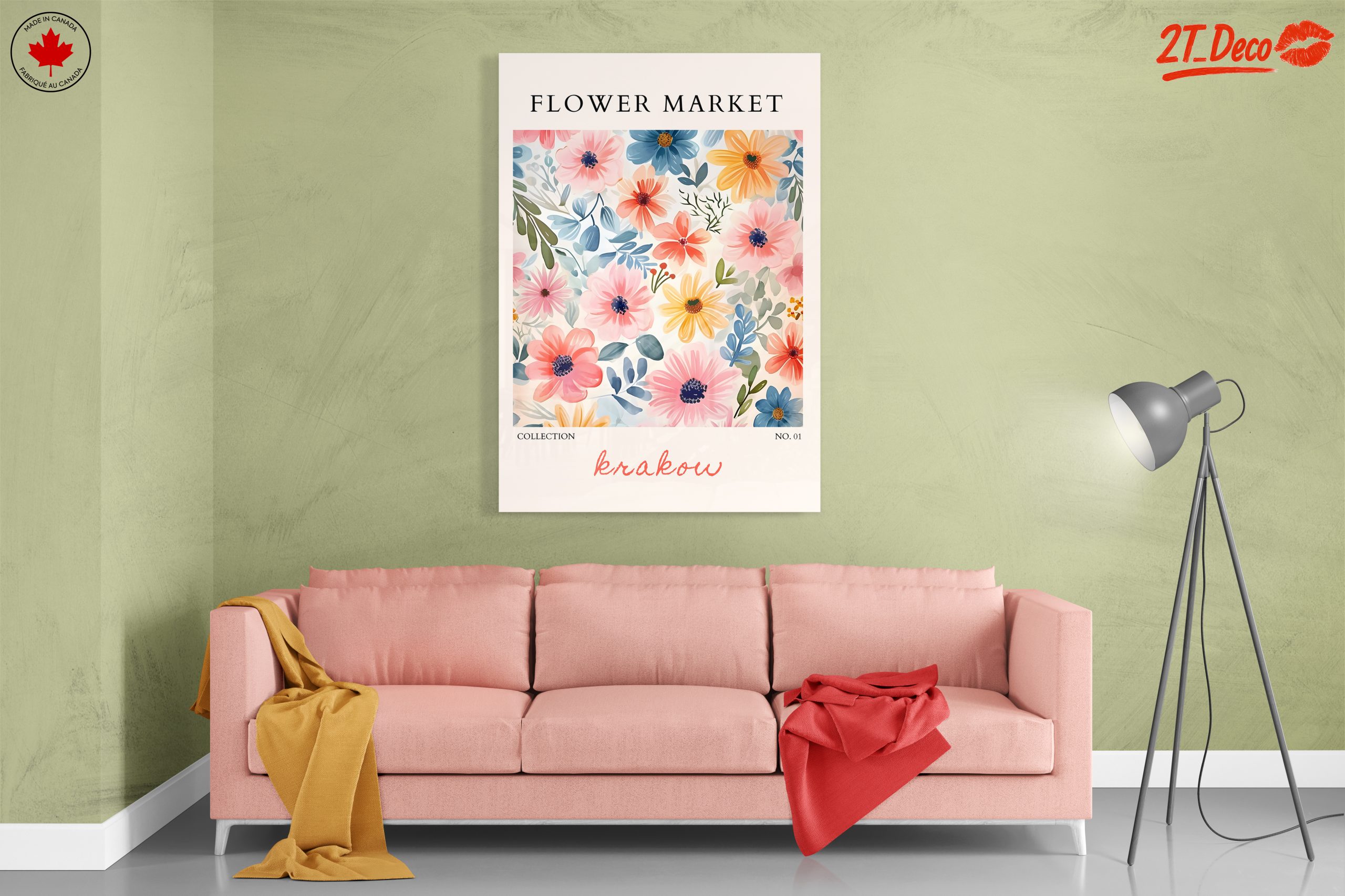 Flower Market Botanical Art for Home Decor 2 - Image 7