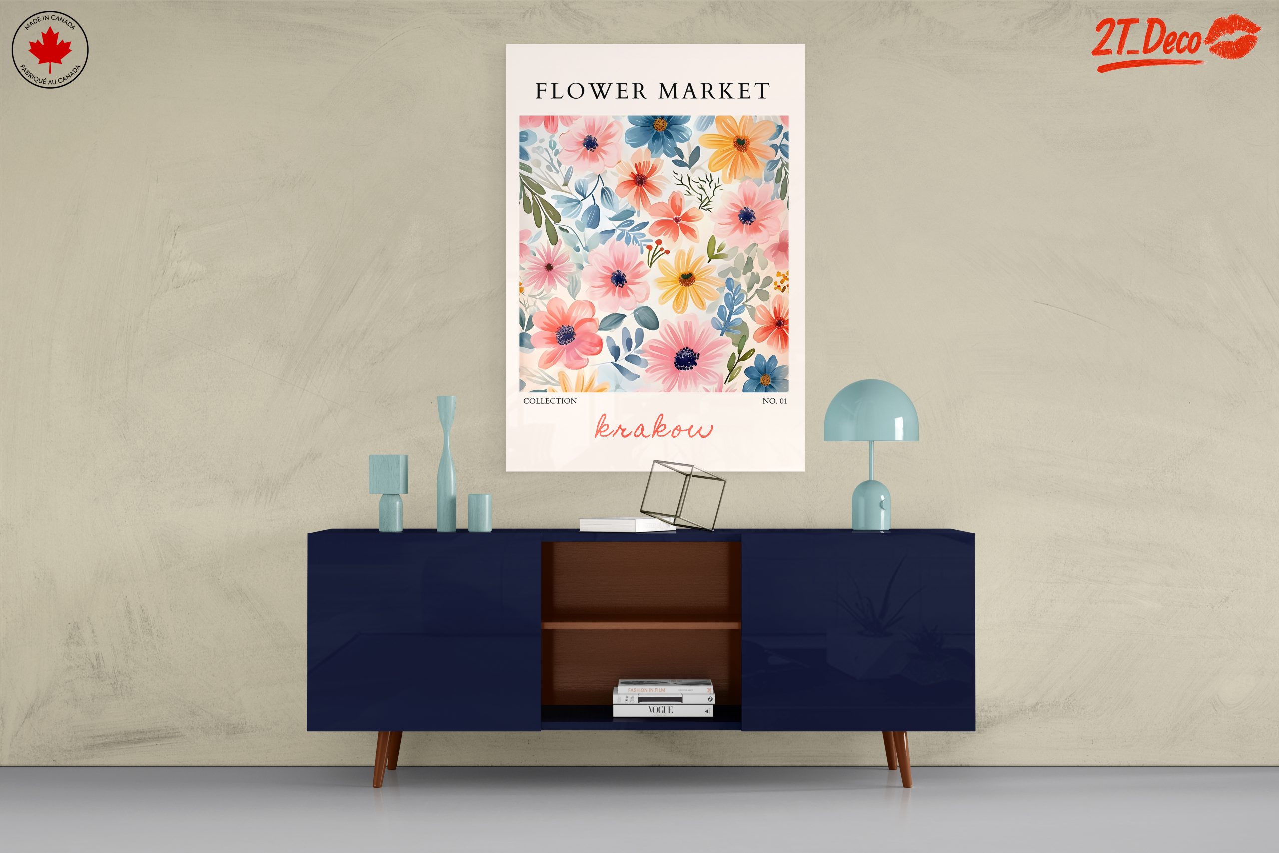 Flower Market Botanical Art for Home Decor 2 - Image 8