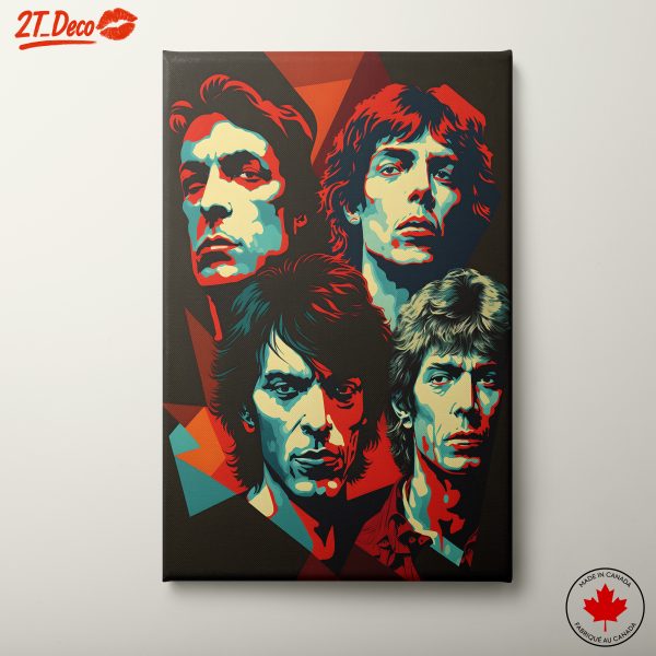 Stylized Musical Portraits of Iconic Artists