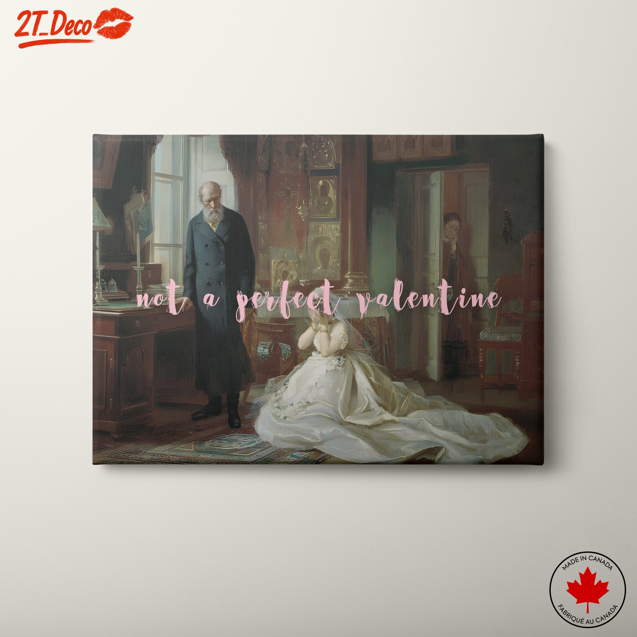 Not A Perfect Valentine Romantic Themed Art