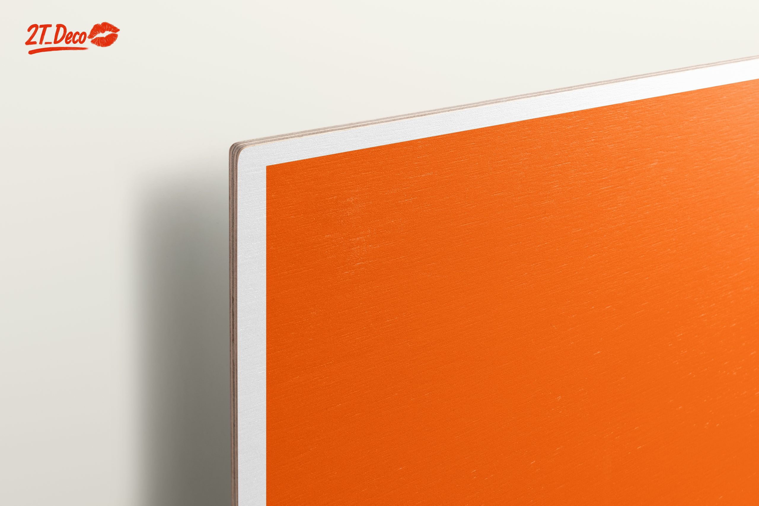 Vibrant Solid Orange Art - Image 15