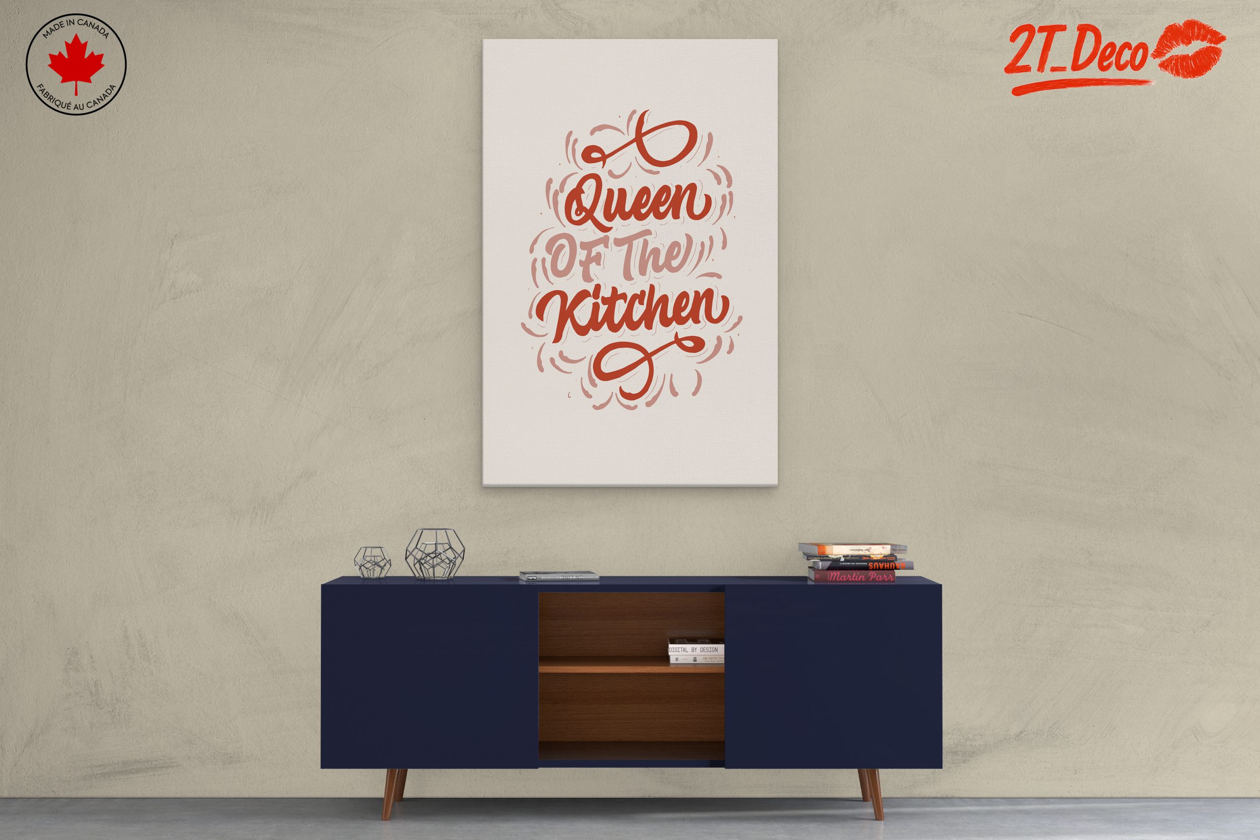 Queen of The Kitchen Wall Art - Image 3