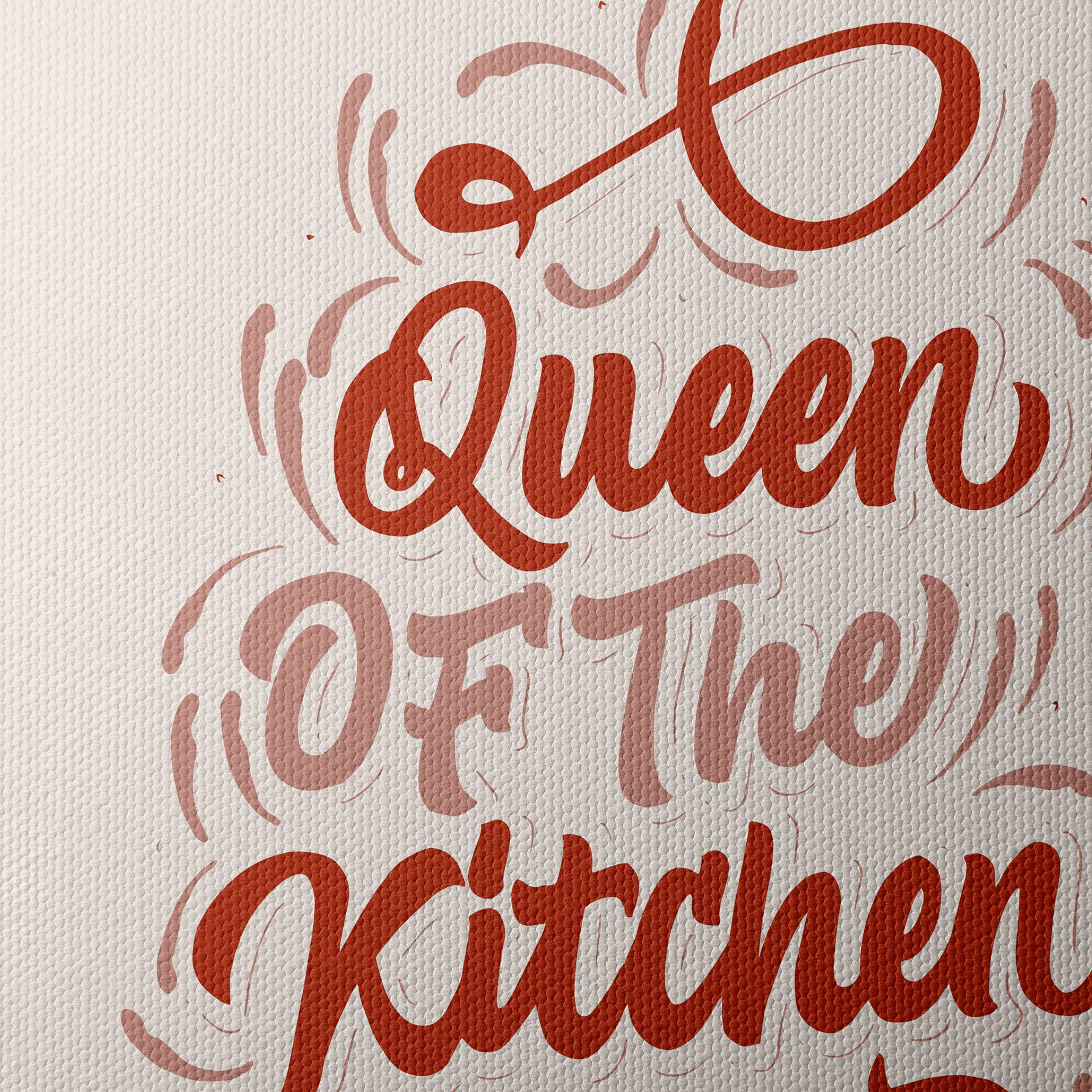 Queen of The Kitchen Wall Art - Image 4