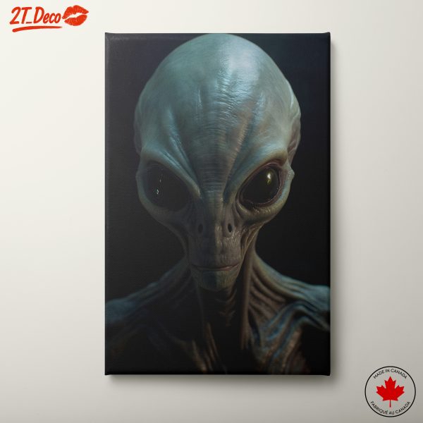 Futuristic Alien Character Art