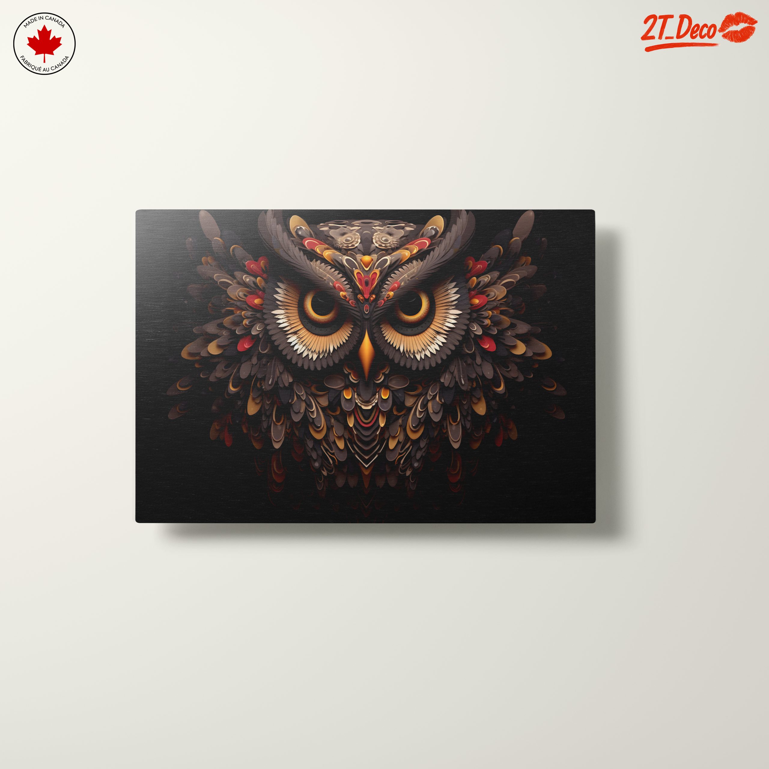 Stylized Owl Artwork with Intricate Details - Image 10