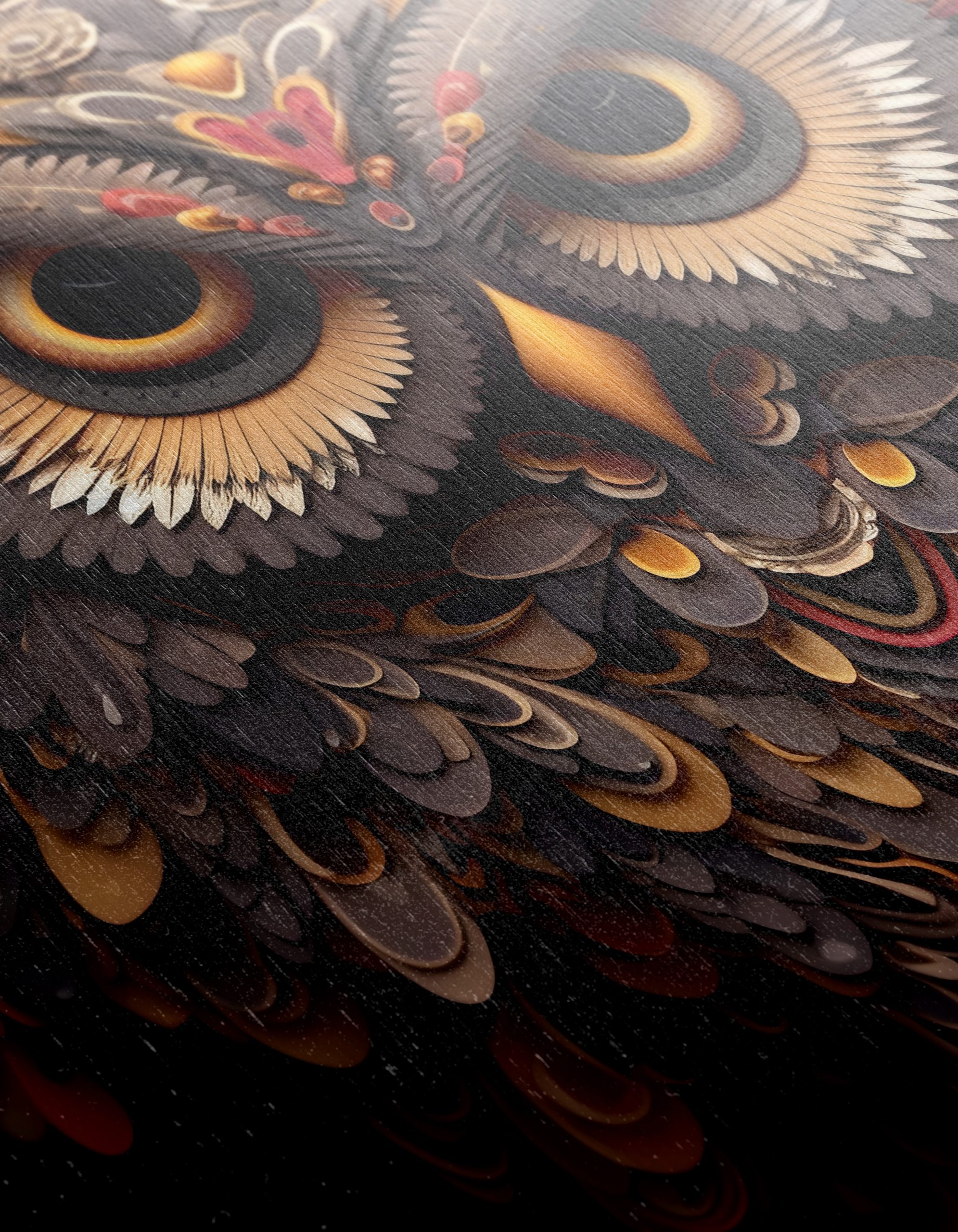 Stylized Owl Artwork with Intricate Details - Image 12