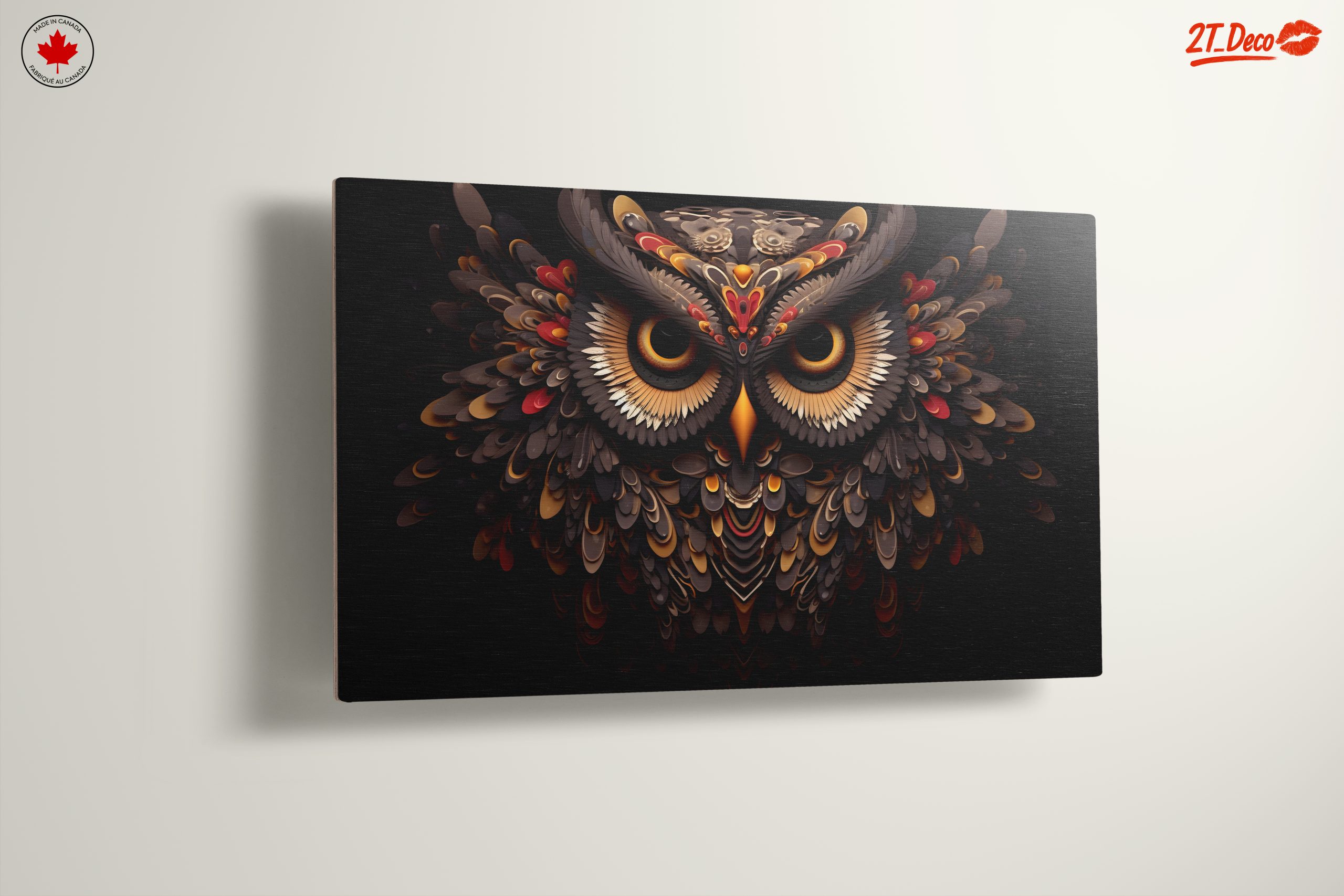 Stylized Owl Artwork with Intricate Details - Image 13