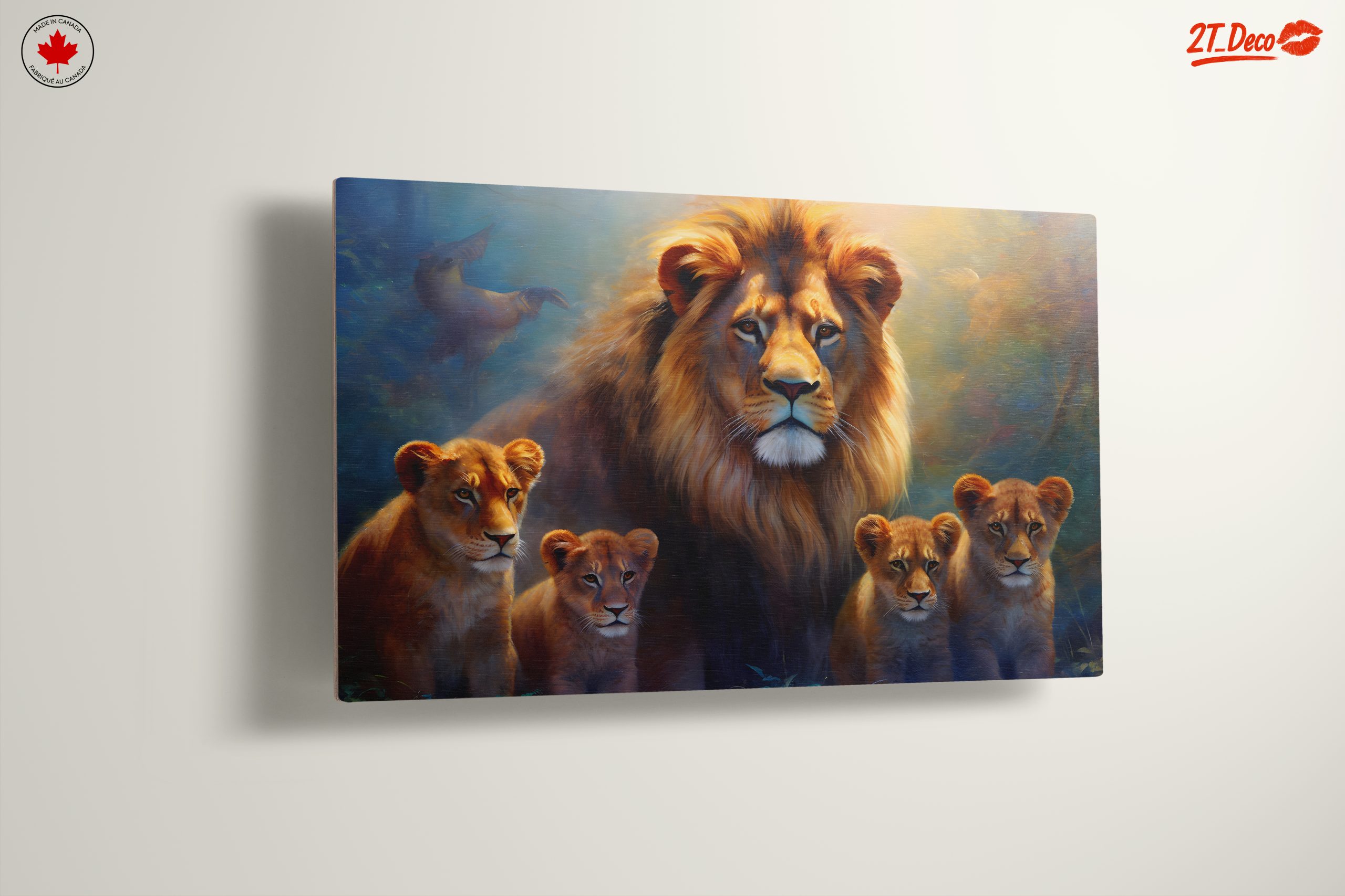 Majestic Lions and Their Cubs in Nature - Image 13