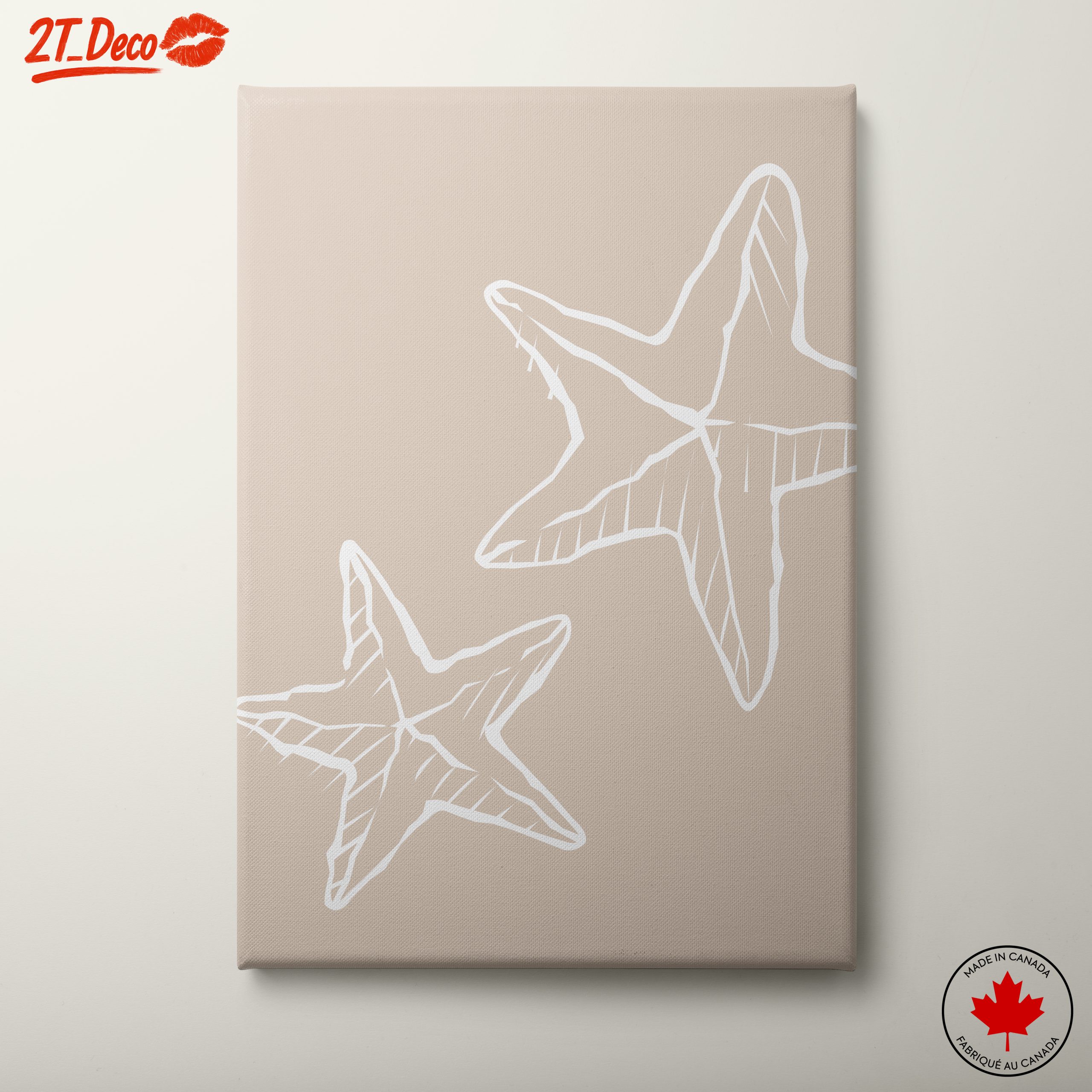 Starfish Minimalist Botanical Artwork