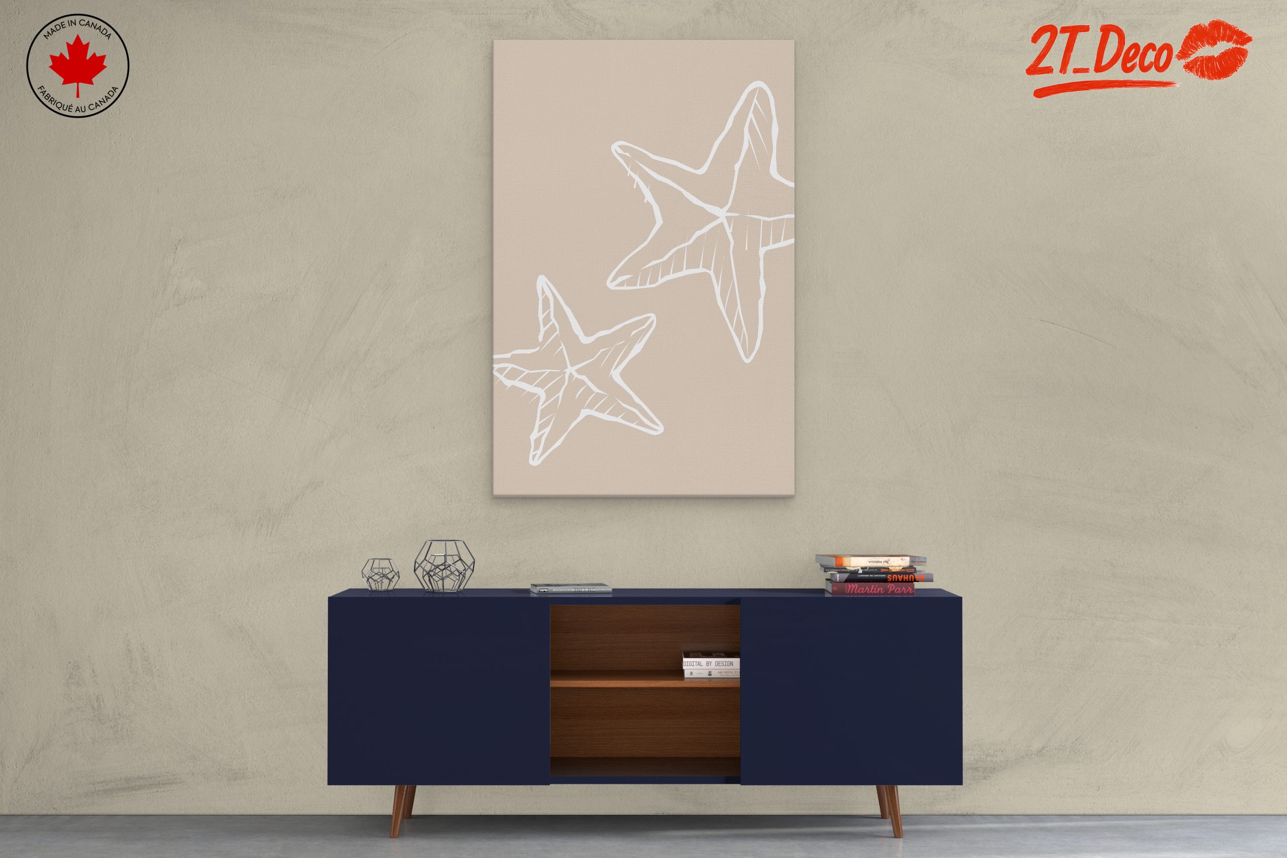 Starfish Minimalist Botanical Artwork - Image 3