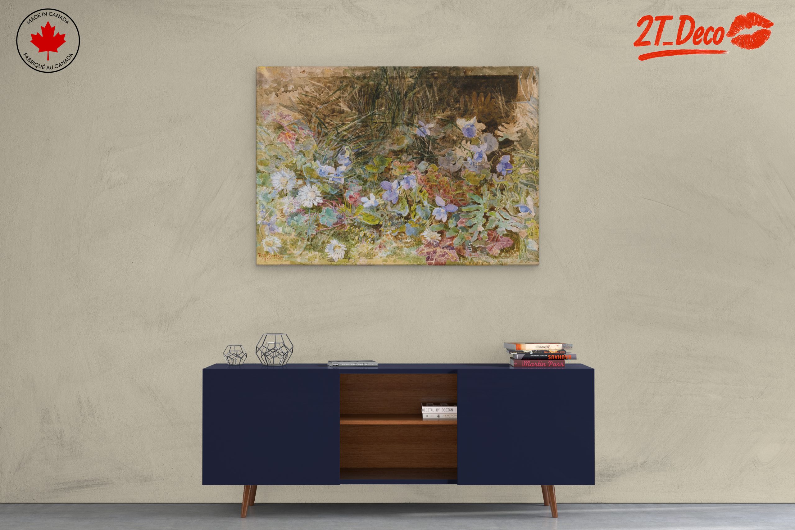 Vibrant Floral Arrangement in Watercolor - Image 3