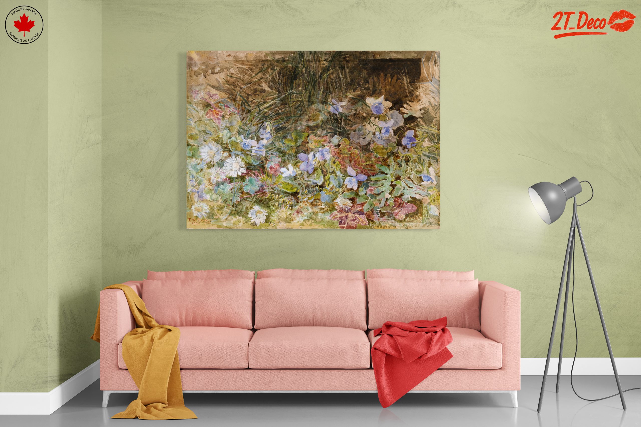 Vibrant Floral Arrangement in Watercolor - Image 7