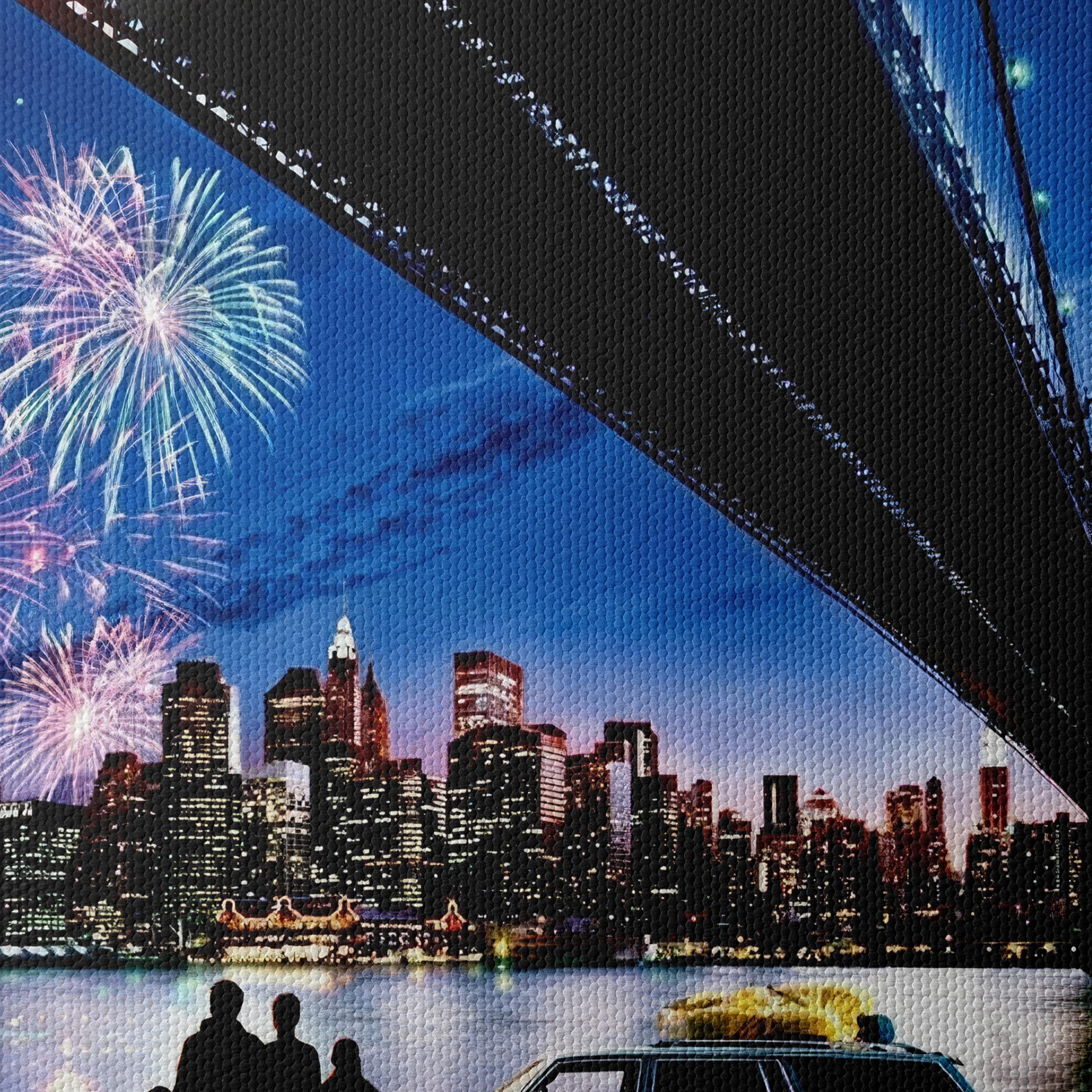 New York City Nightscape with Fireworks - Image 4