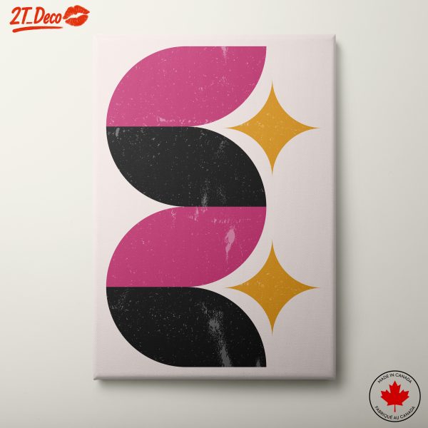 Vibrant Abstract Shapes with Colorful Design