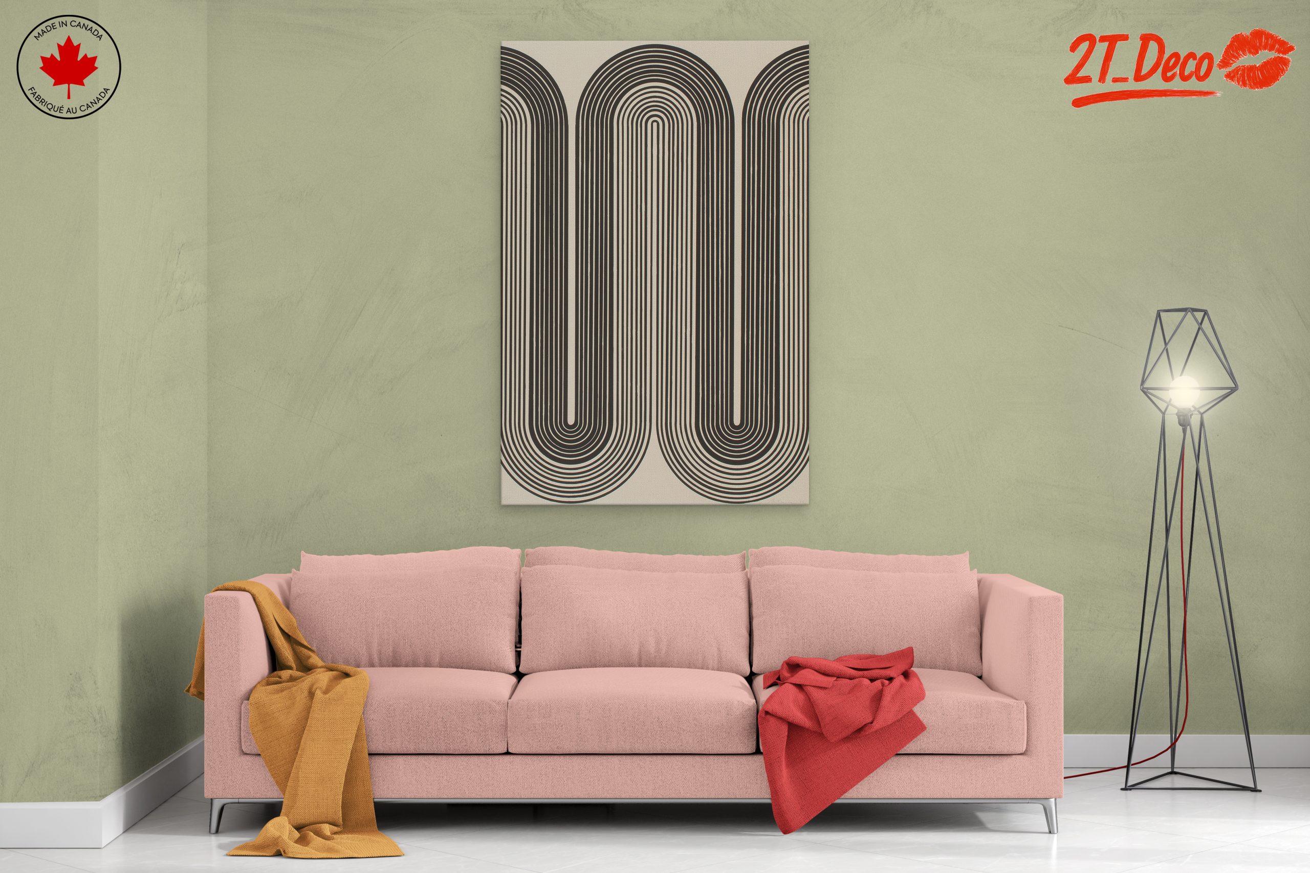 Stylish Geometric Line Artwork - Image 2