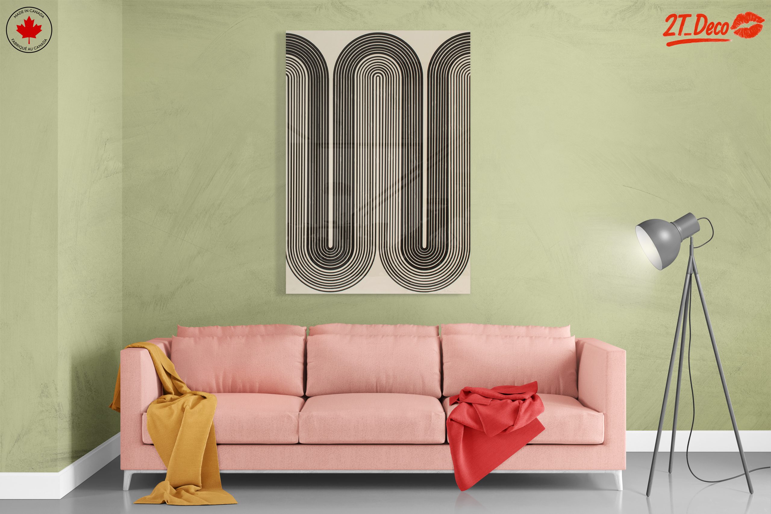 Stylish Geometric Line Artwork - Image 7
