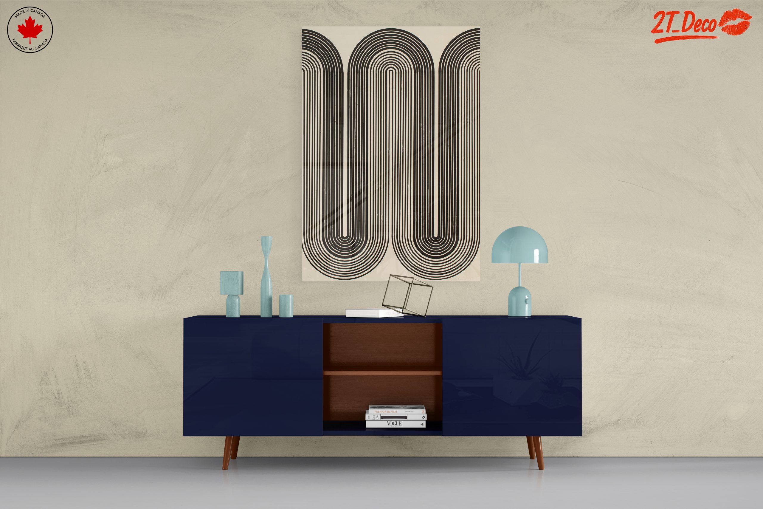 Stylish Geometric Line Artwork - Image 8