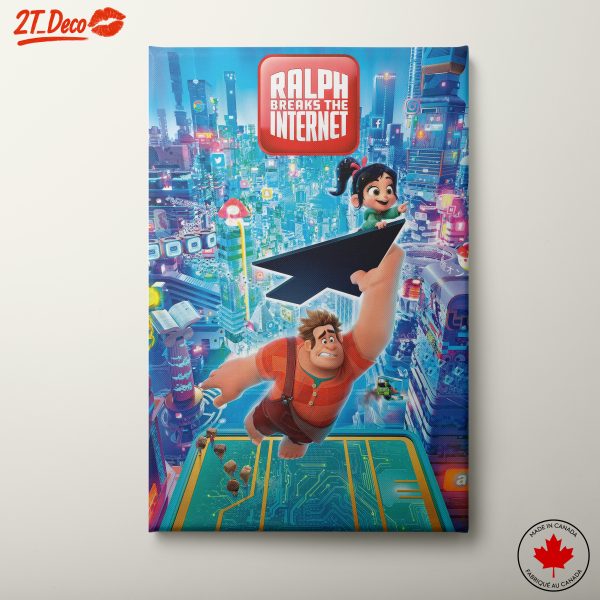 Ralph and Vanellope Adventure in Ralph Breaks the Internet