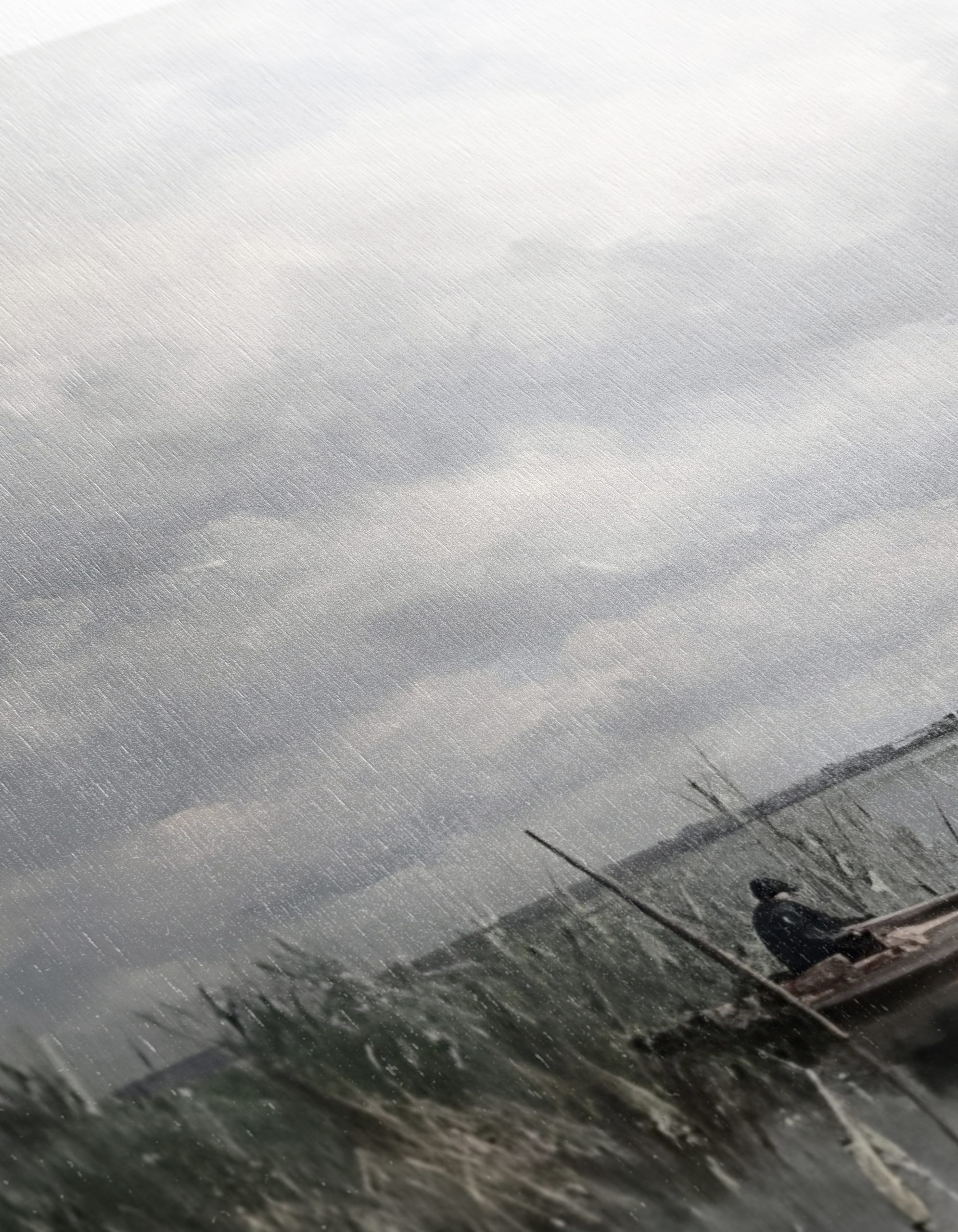 Serene Nature Landscape with Fisherman - Image 12