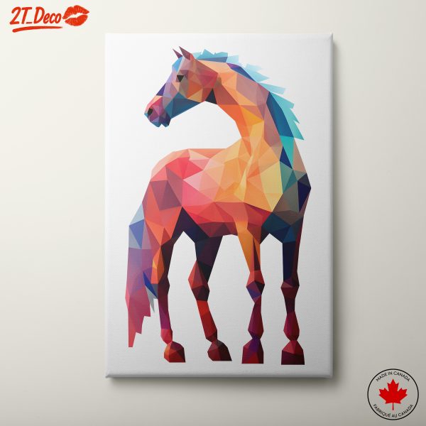 Stylized Vibrant Horse Artwork