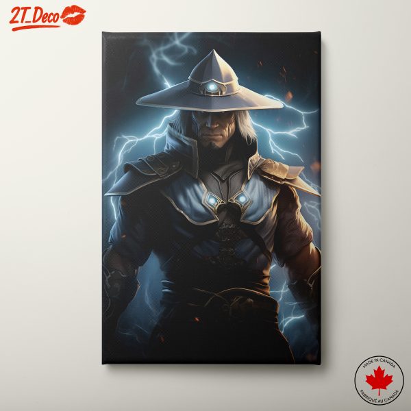 Epic Dynamic Character Art with Electric Themes
