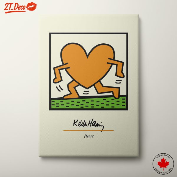 Dynamic Heart Illustration in Pop Art Style