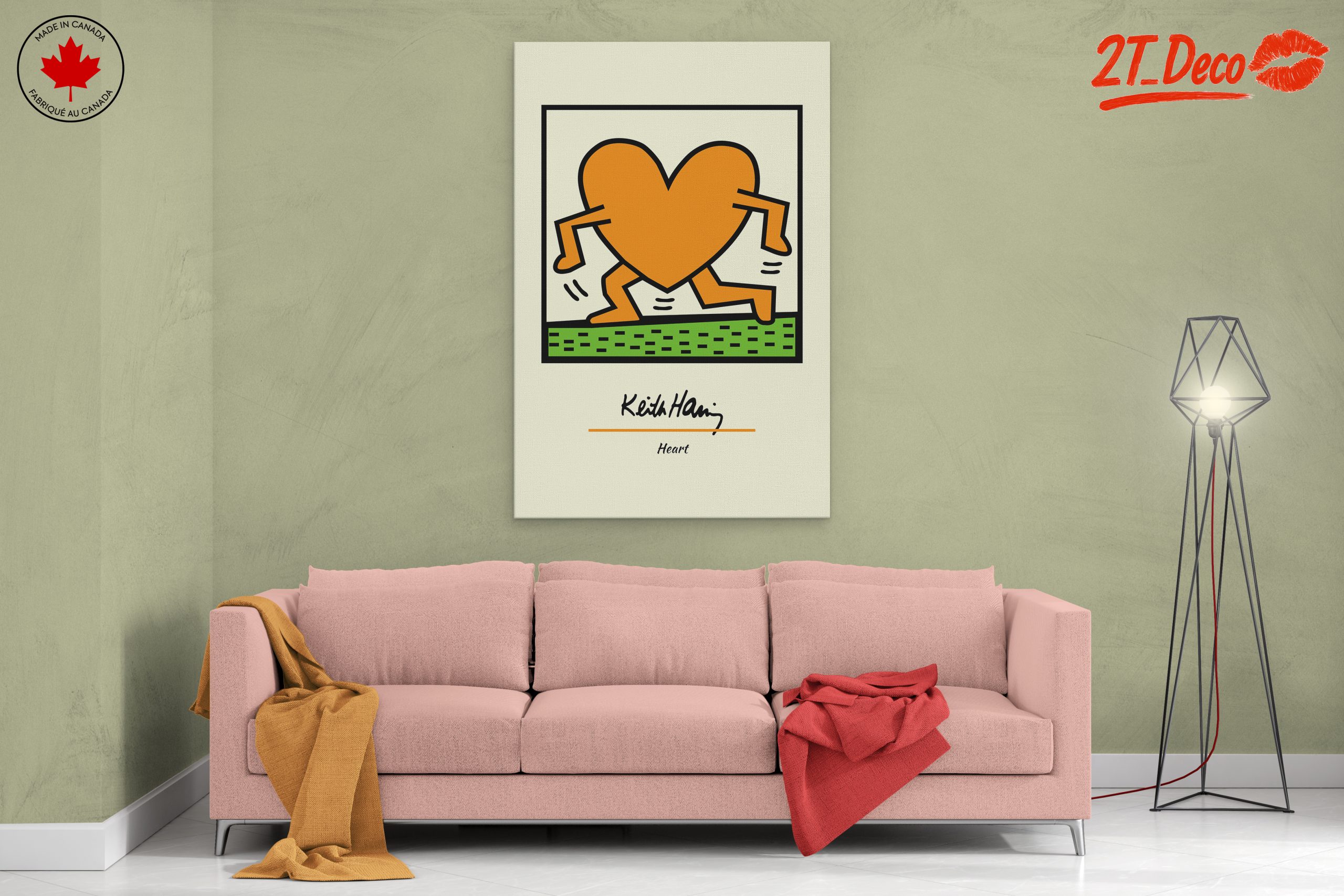 Dynamic Heart Illustration in Pop Art Style - Image 2