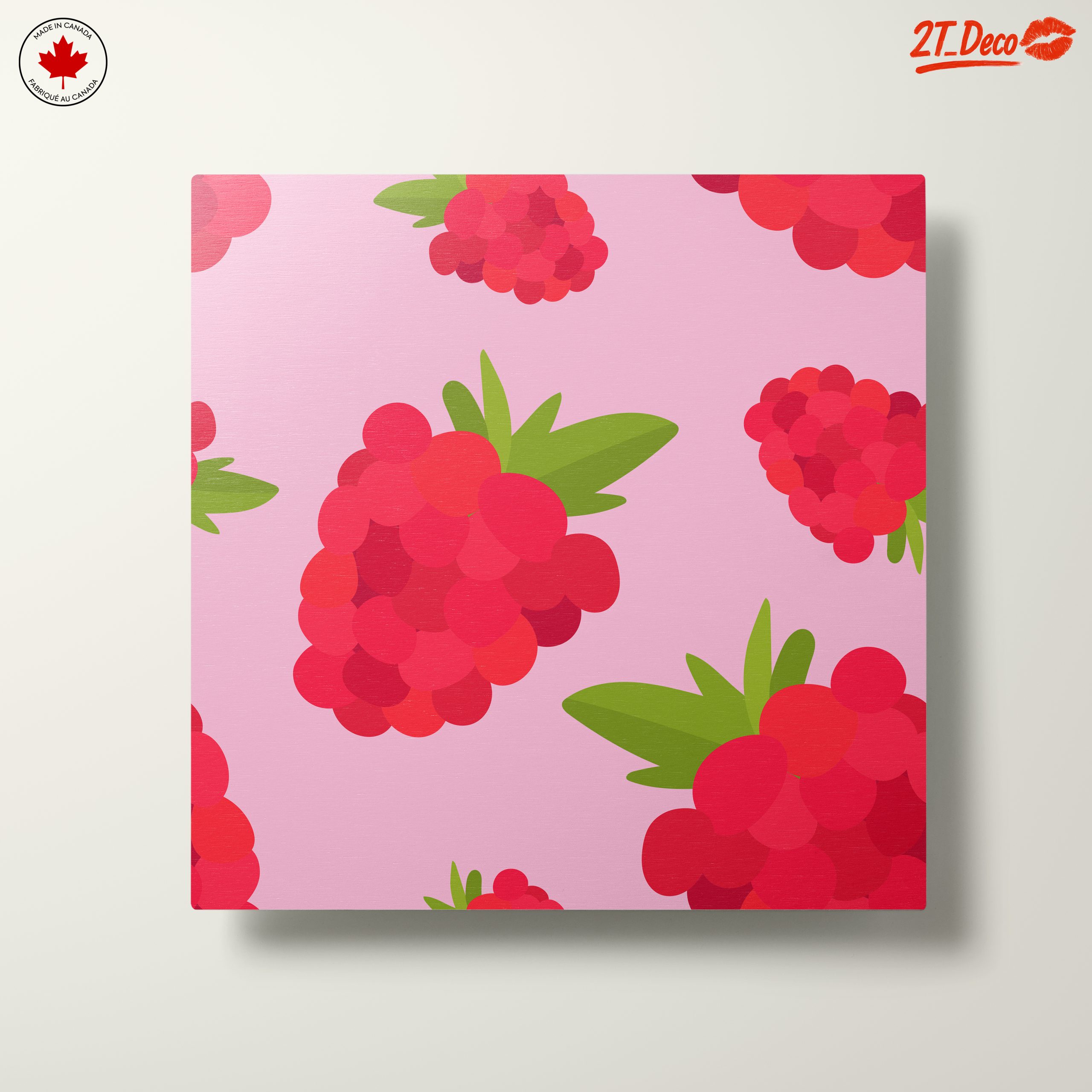 Vibrant Raspberry Abstract Art - Image 10