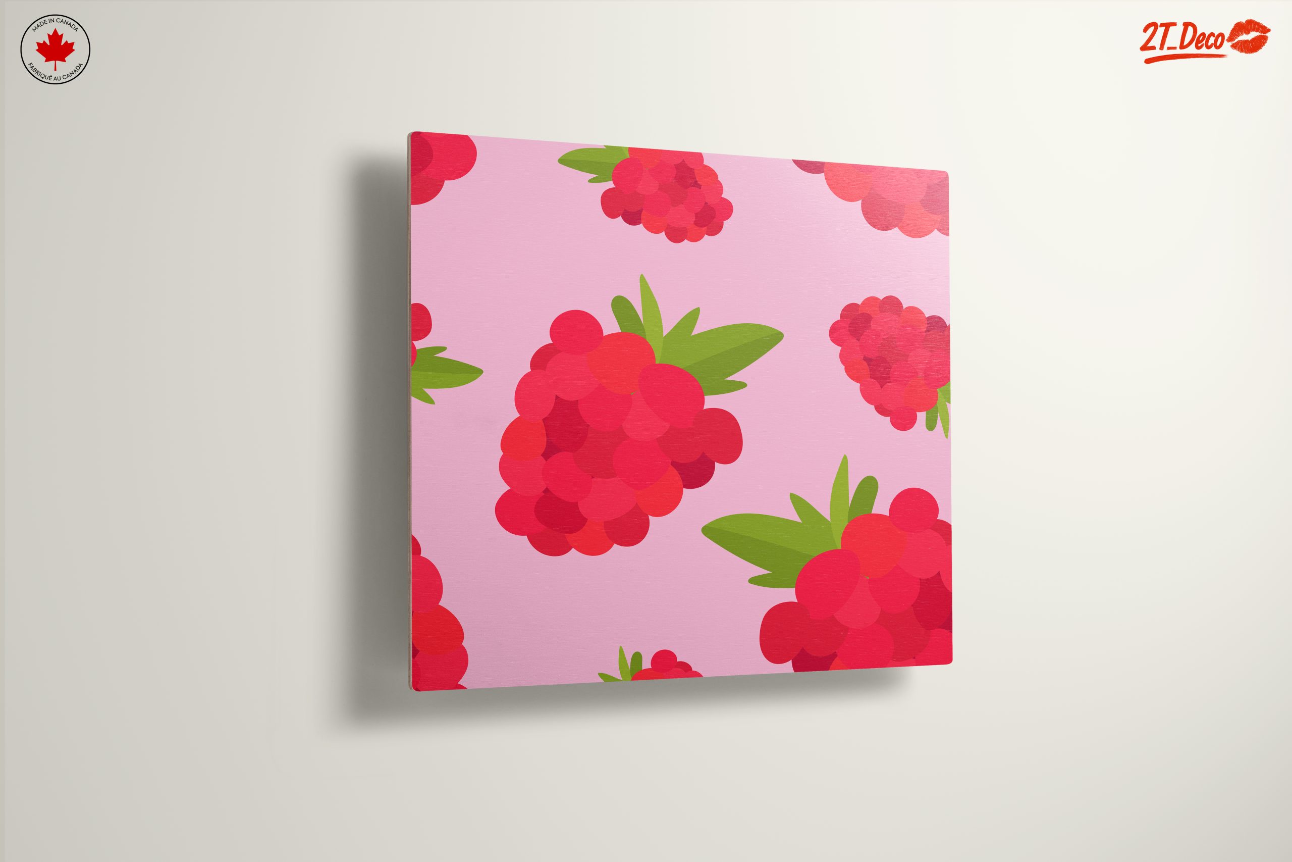 Vibrant Raspberry Abstract Art - Image 13